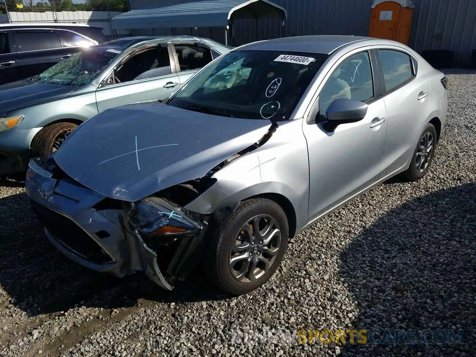 1 Photograph of a damaged car 3MYDLBYV3KY520451 TOYOTA YARIS 2019