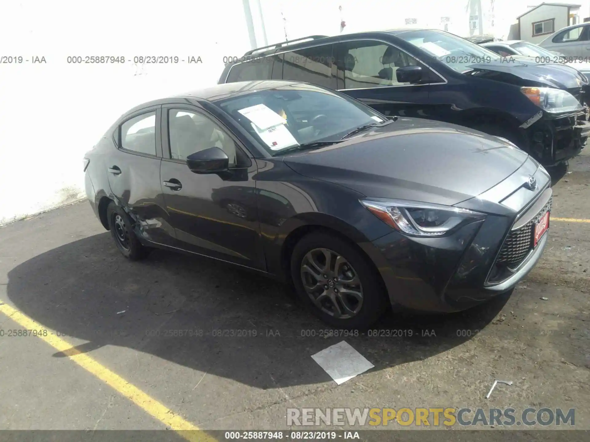 1 Photograph of a damaged car 3MYDLBYV3KY520675 TOYOTA YARIS 2019