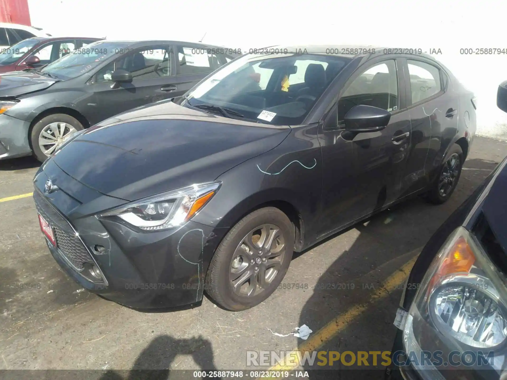 2 Photograph of a damaged car 3MYDLBYV3KY520675 TOYOTA YARIS 2019