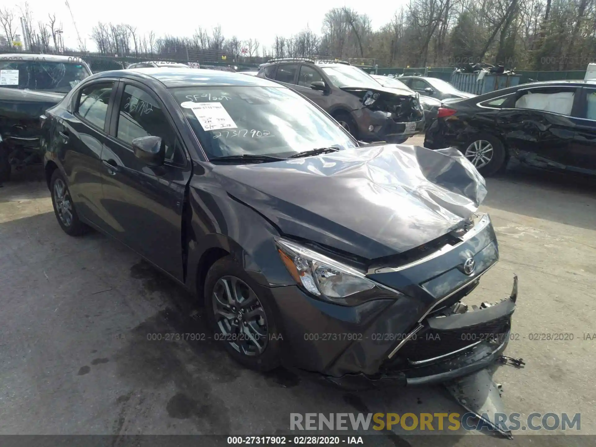 1 Photograph of a damaged car 3MYDLBYV3KY520725 TOYOTA YARIS 2019