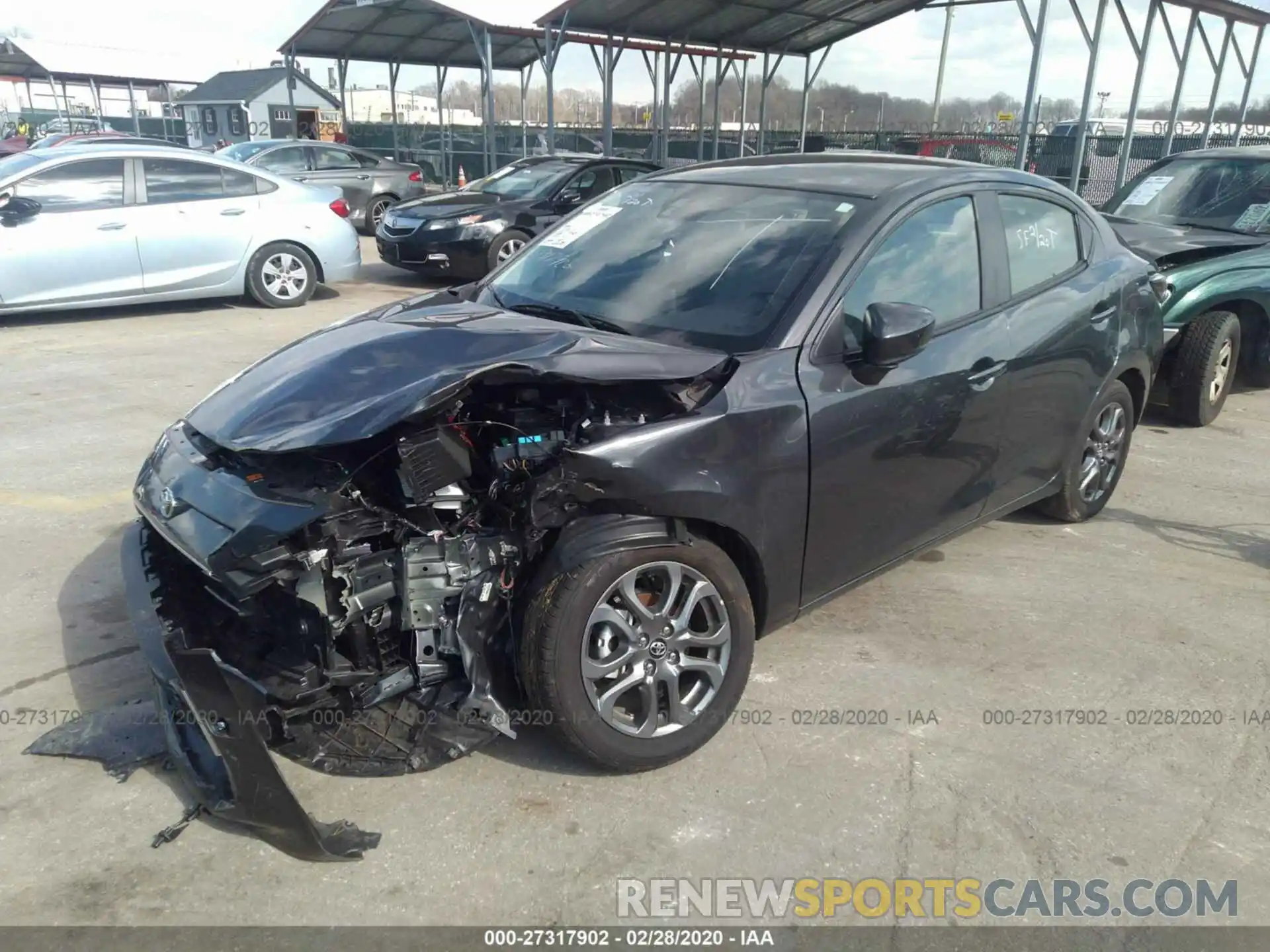 2 Photograph of a damaged car 3MYDLBYV3KY520725 TOYOTA YARIS 2019