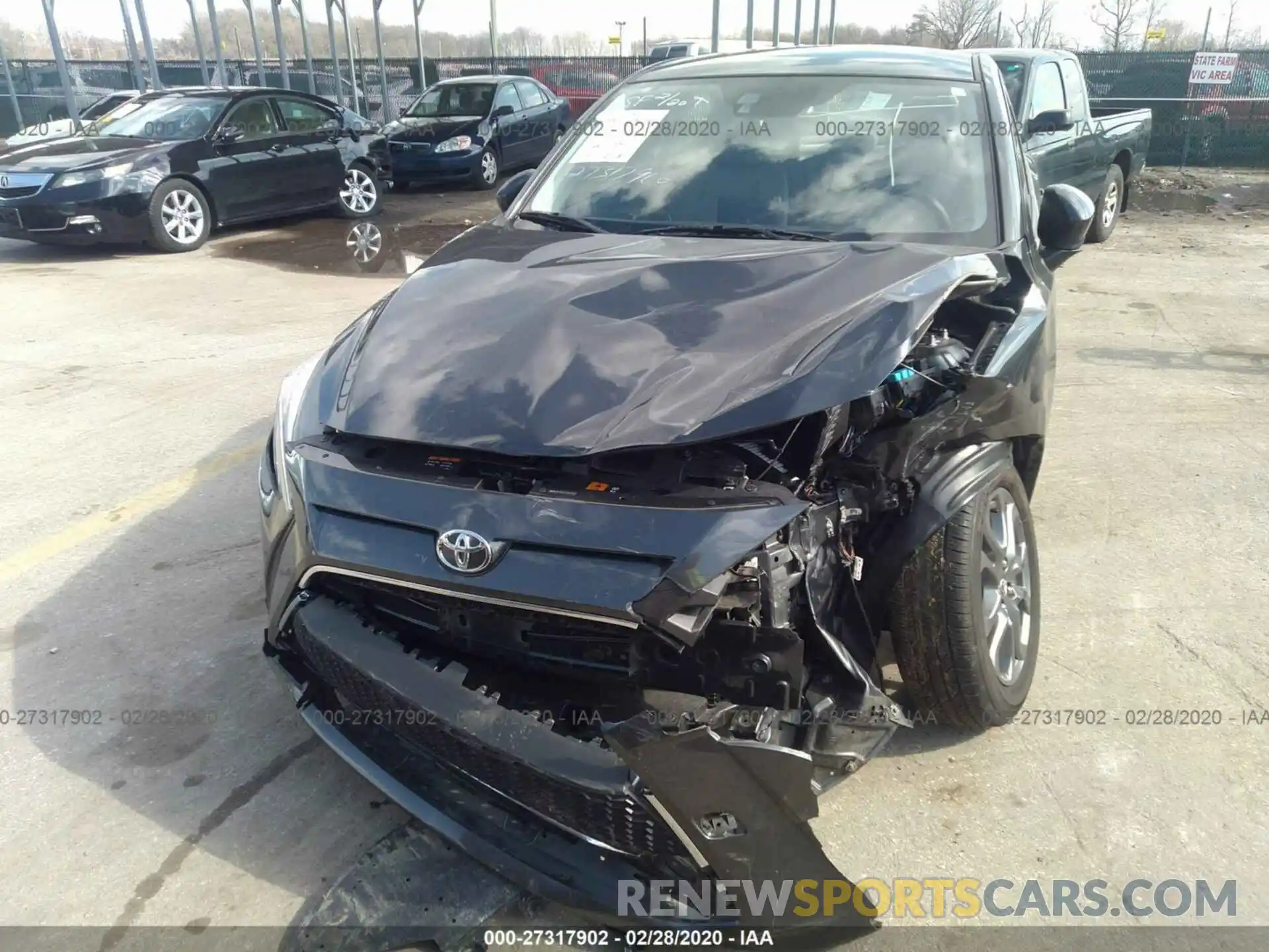 6 Photograph of a damaged car 3MYDLBYV3KY520725 TOYOTA YARIS 2019