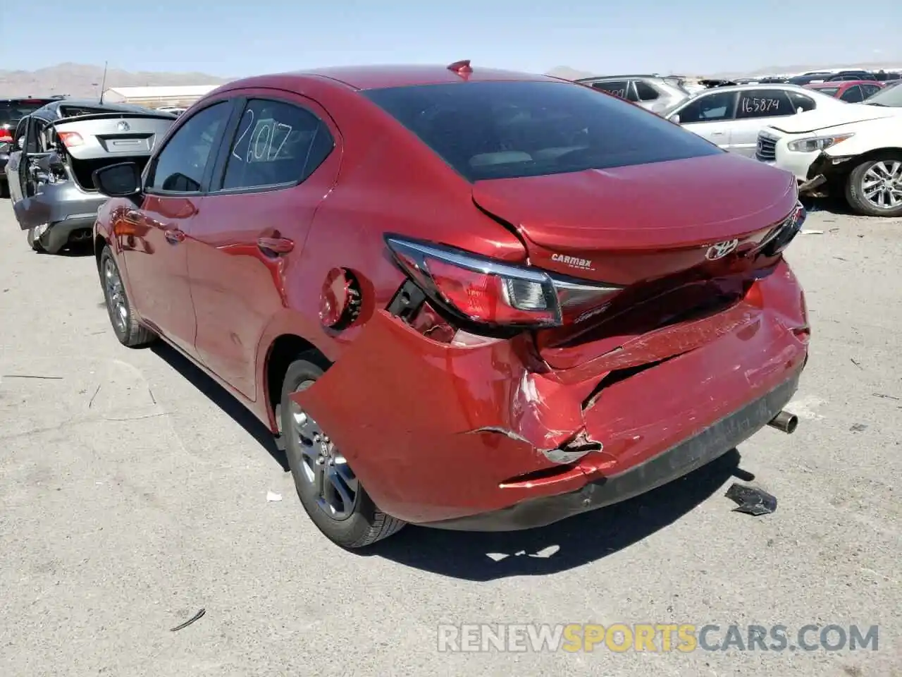 3 Photograph of a damaged car 3MYDLBYV3KY521745 TOYOTA YARIS 2019