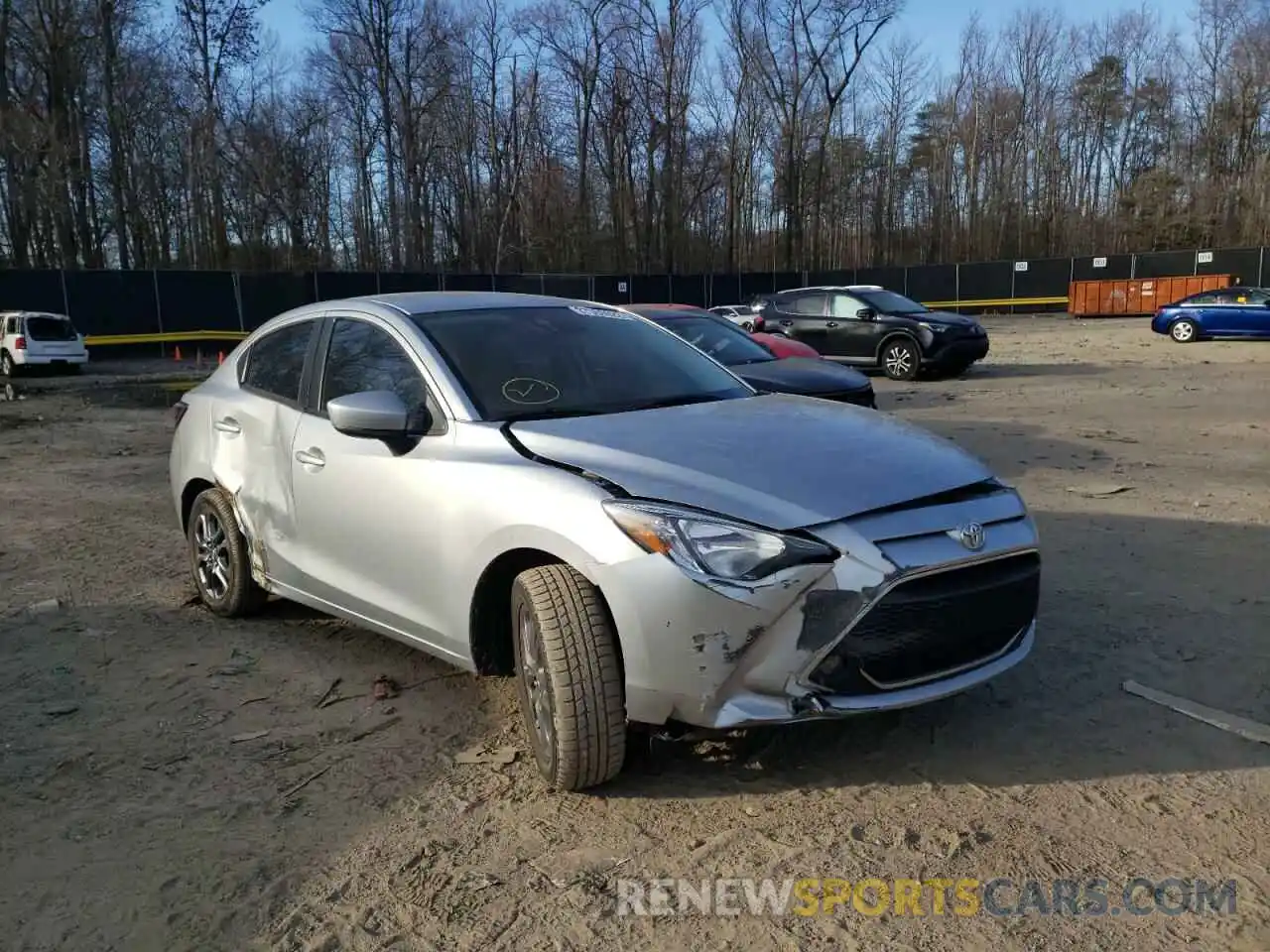 1 Photograph of a damaged car 3MYDLBYV3KY522605 TOYOTA YARIS 2019