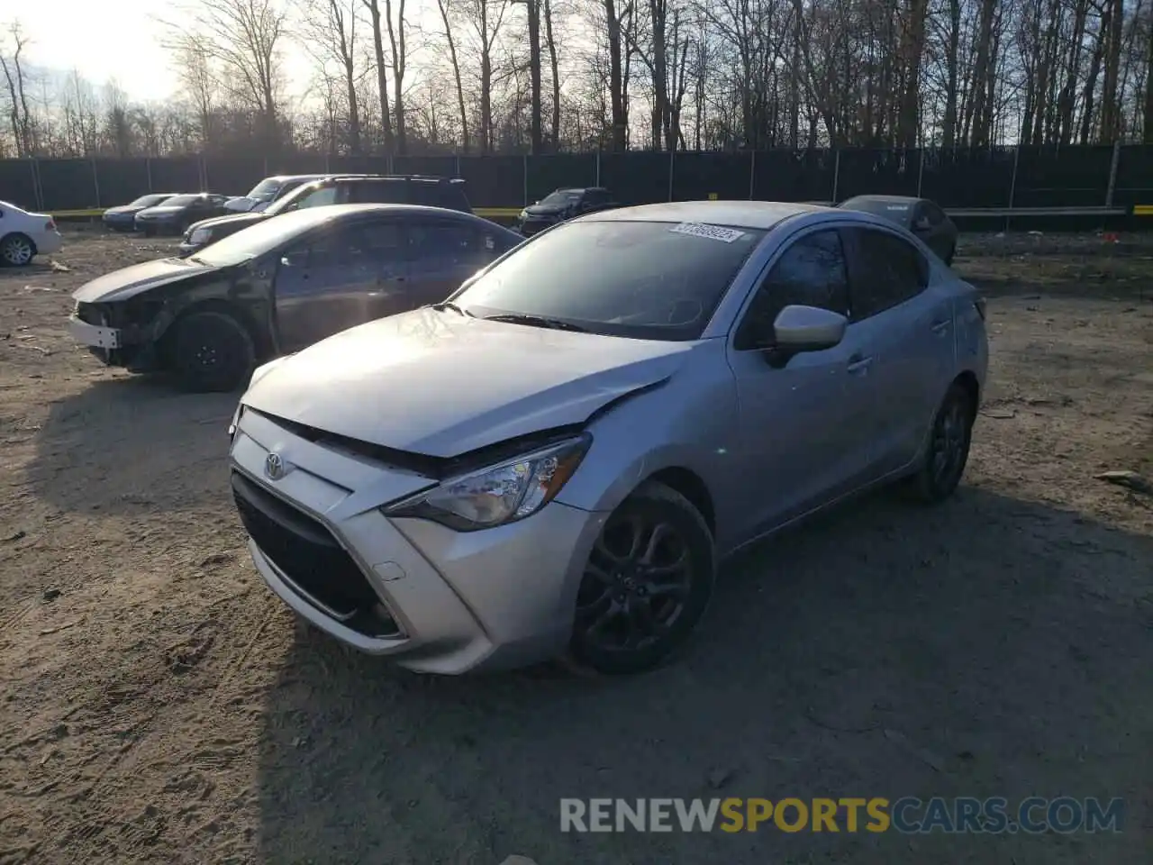 2 Photograph of a damaged car 3MYDLBYV3KY522605 TOYOTA YARIS 2019