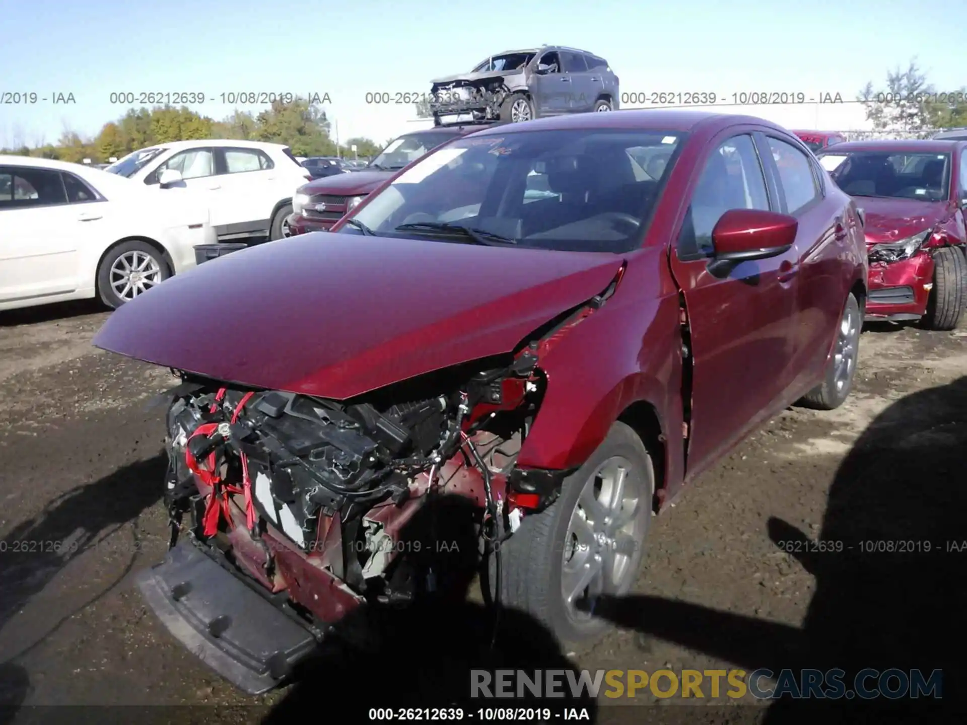 2 Photograph of a damaged car 3MYDLBYV3KY524743 TOYOTA YARIS 2019