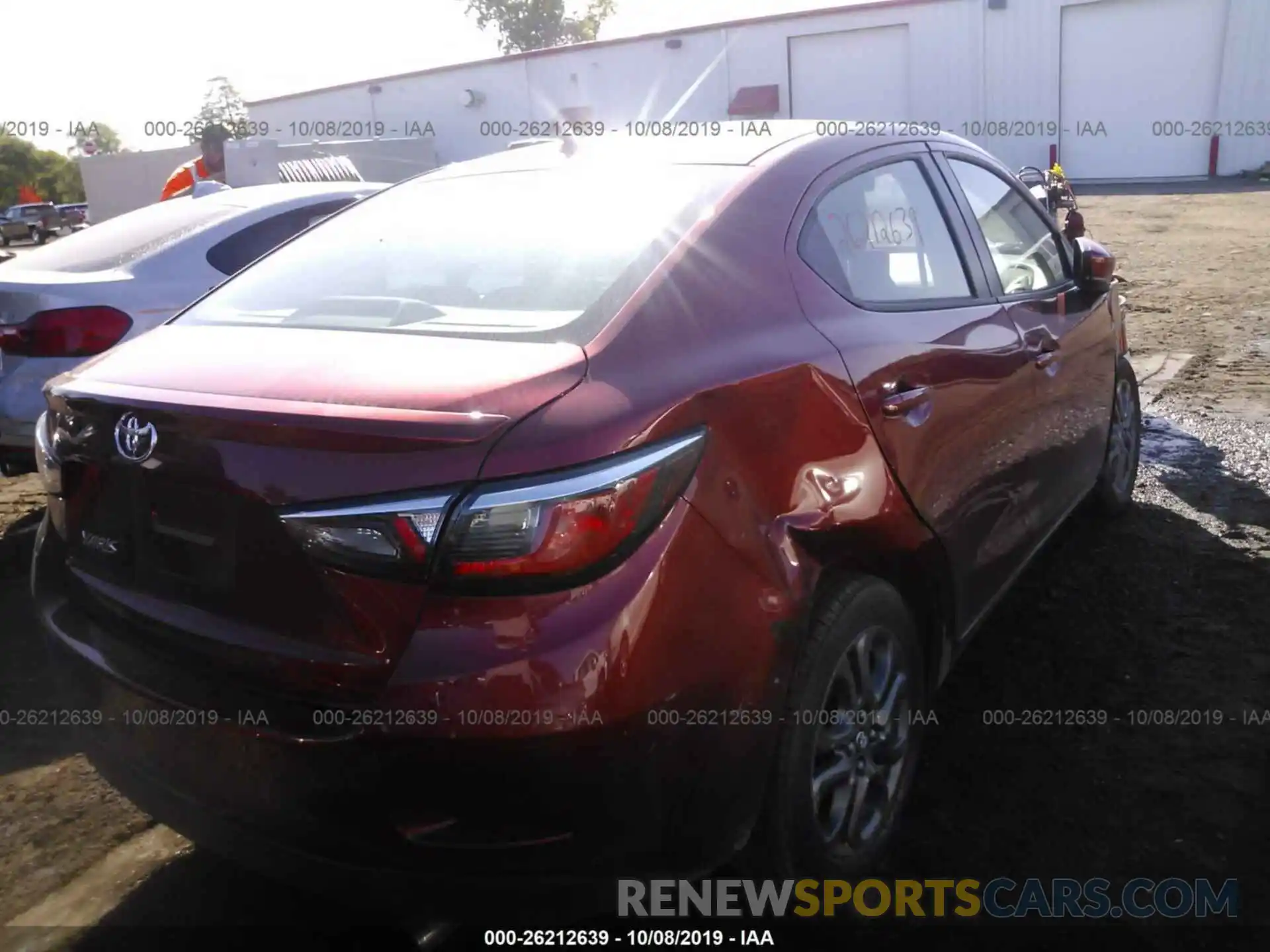 4 Photograph of a damaged car 3MYDLBYV3KY524743 TOYOTA YARIS 2019