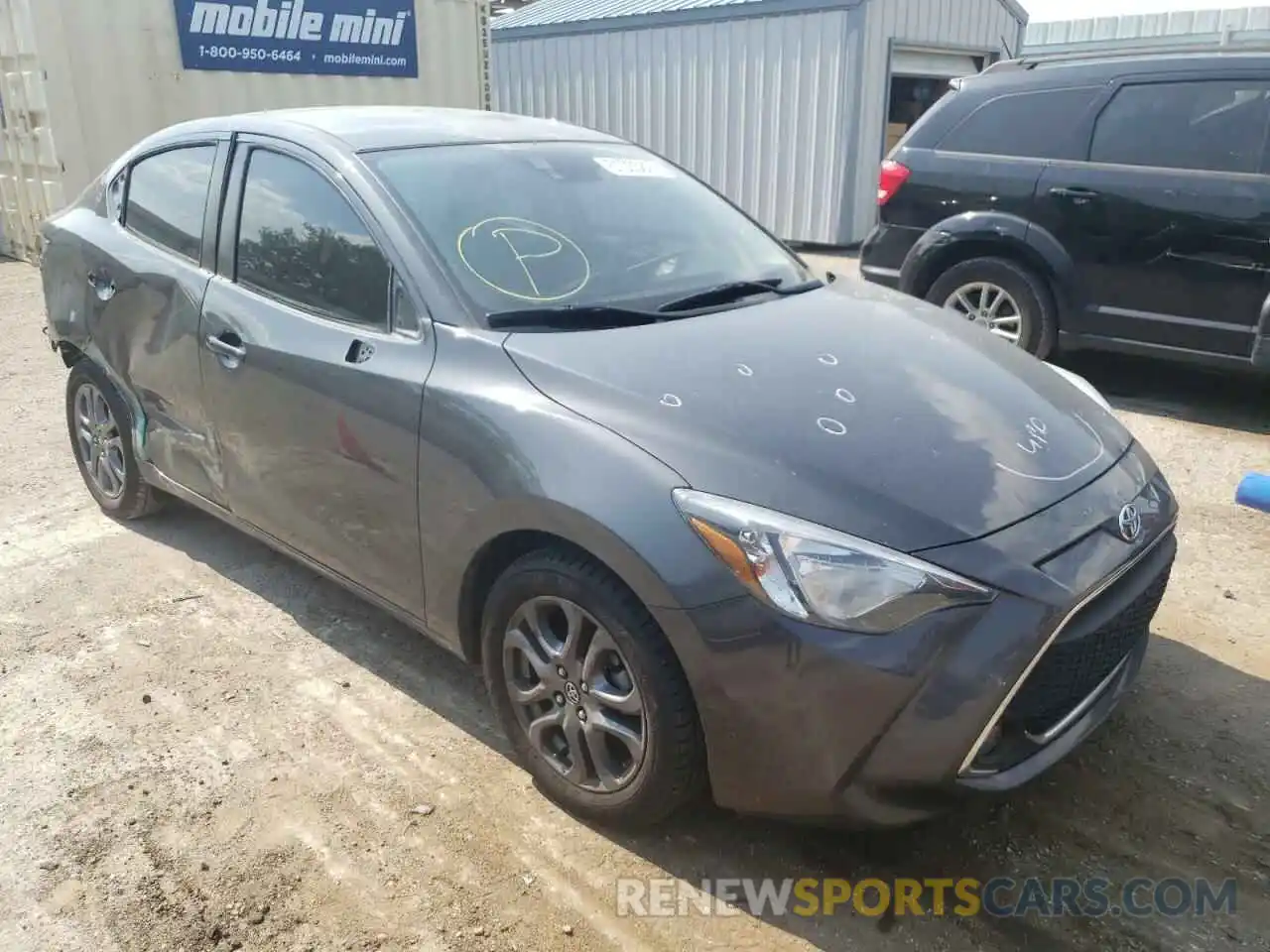 1 Photograph of a damaged car 3MYDLBYV3KY526234 TOYOTA YARIS 2019