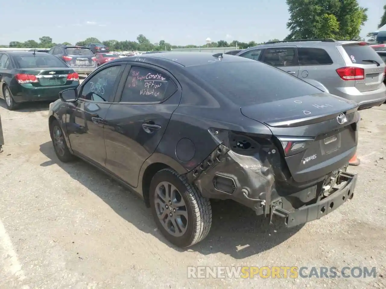 3 Photograph of a damaged car 3MYDLBYV3KY526234 TOYOTA YARIS 2019