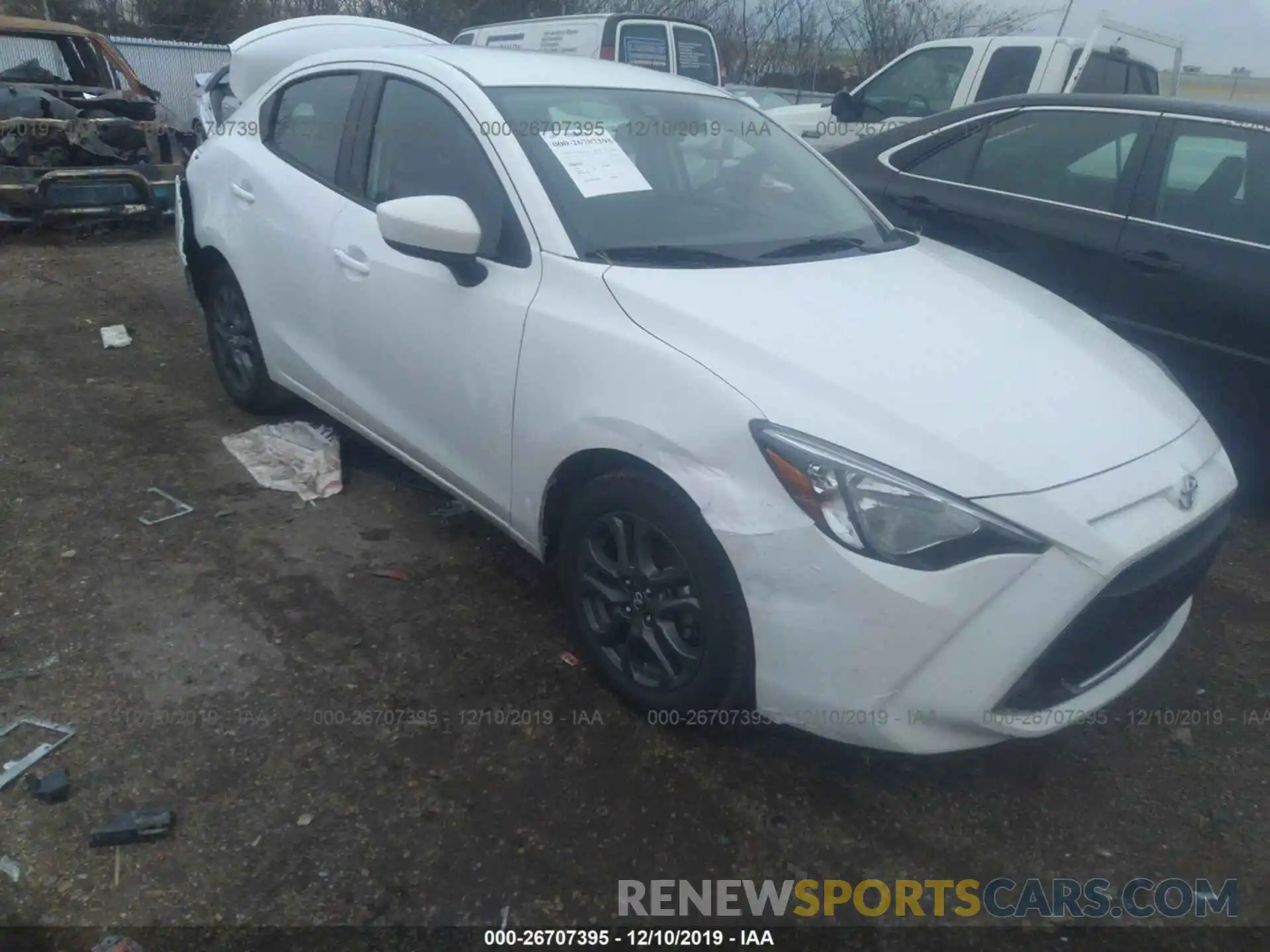 1 Photograph of a damaged car 3MYDLBYV3KY527173 TOYOTA YARIS 2019