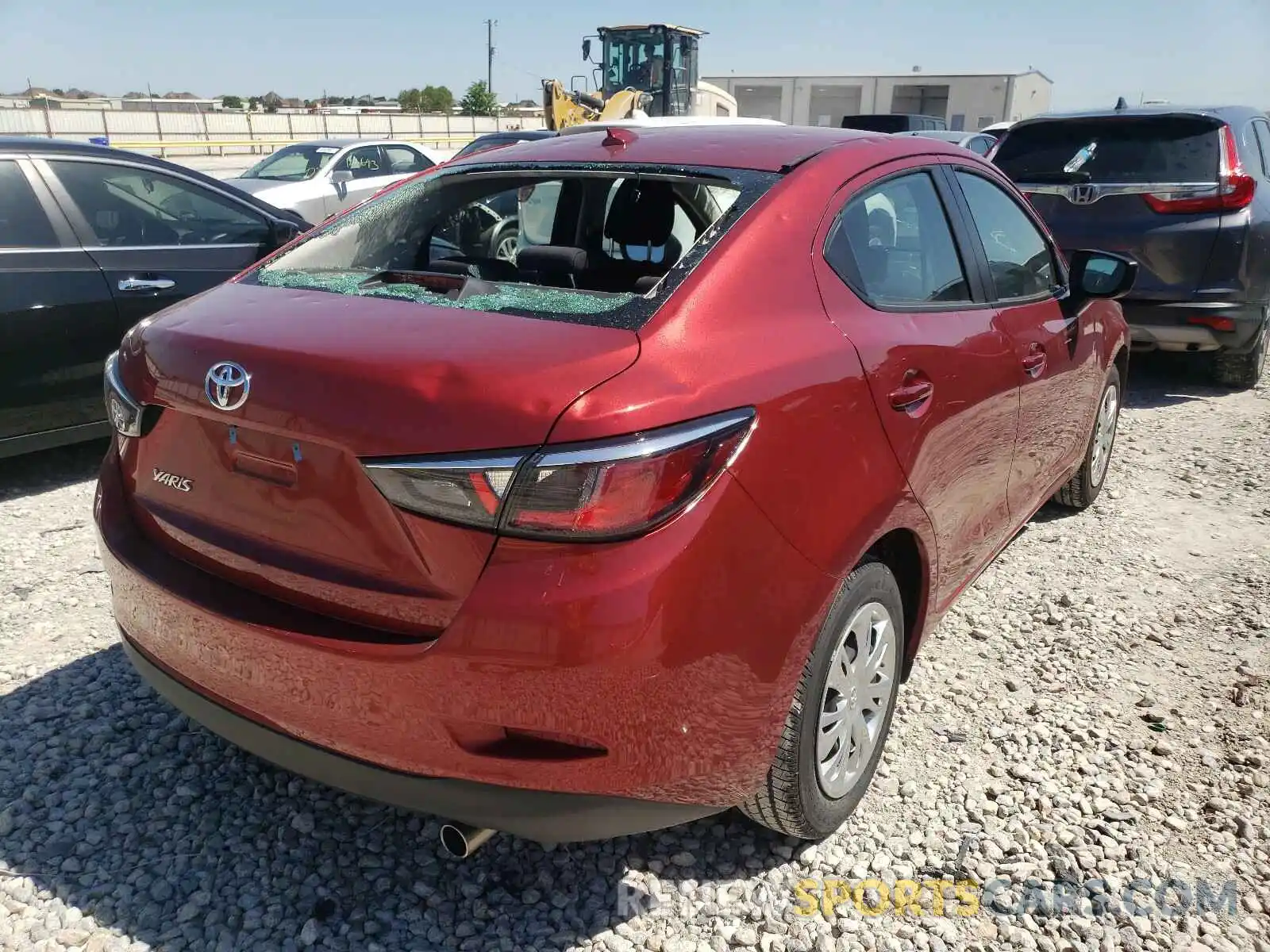 4 Photograph of a damaged car 3MYDLBYV3KY528548 TOYOTA YARIS 2019