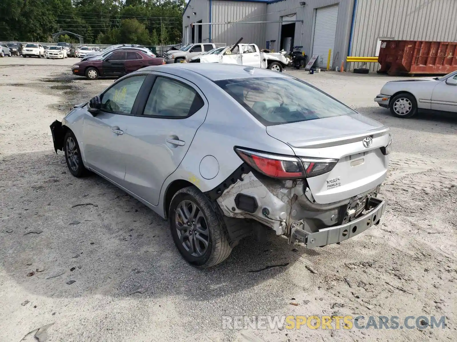 3 Photograph of a damaged car 3MYDLBYV4KY500175 TOYOTA YARIS 2019