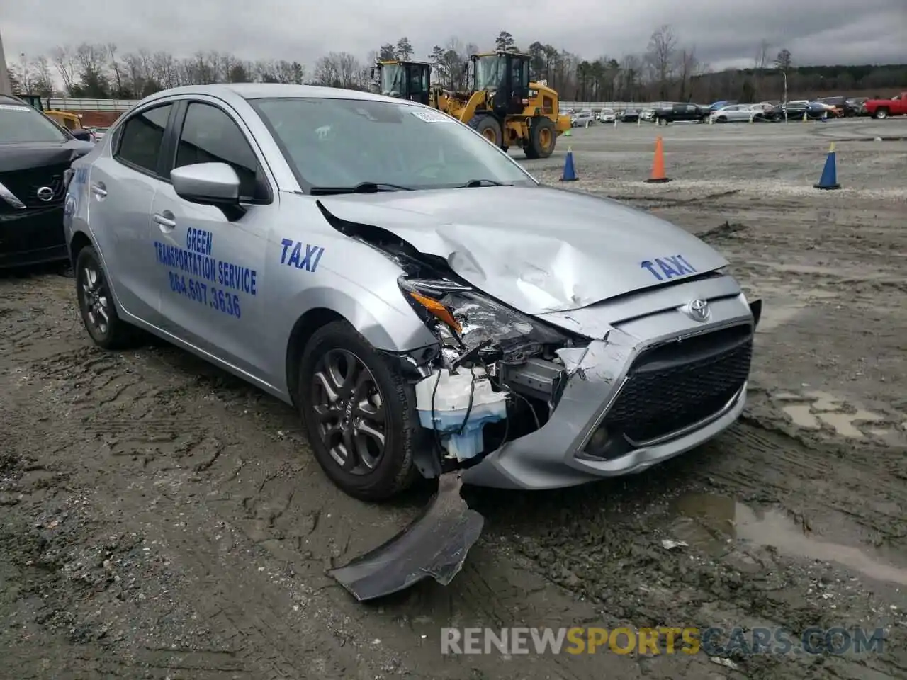 1 Photograph of a damaged car 3MYDLBYV4KY501410 TOYOTA YARIS 2019