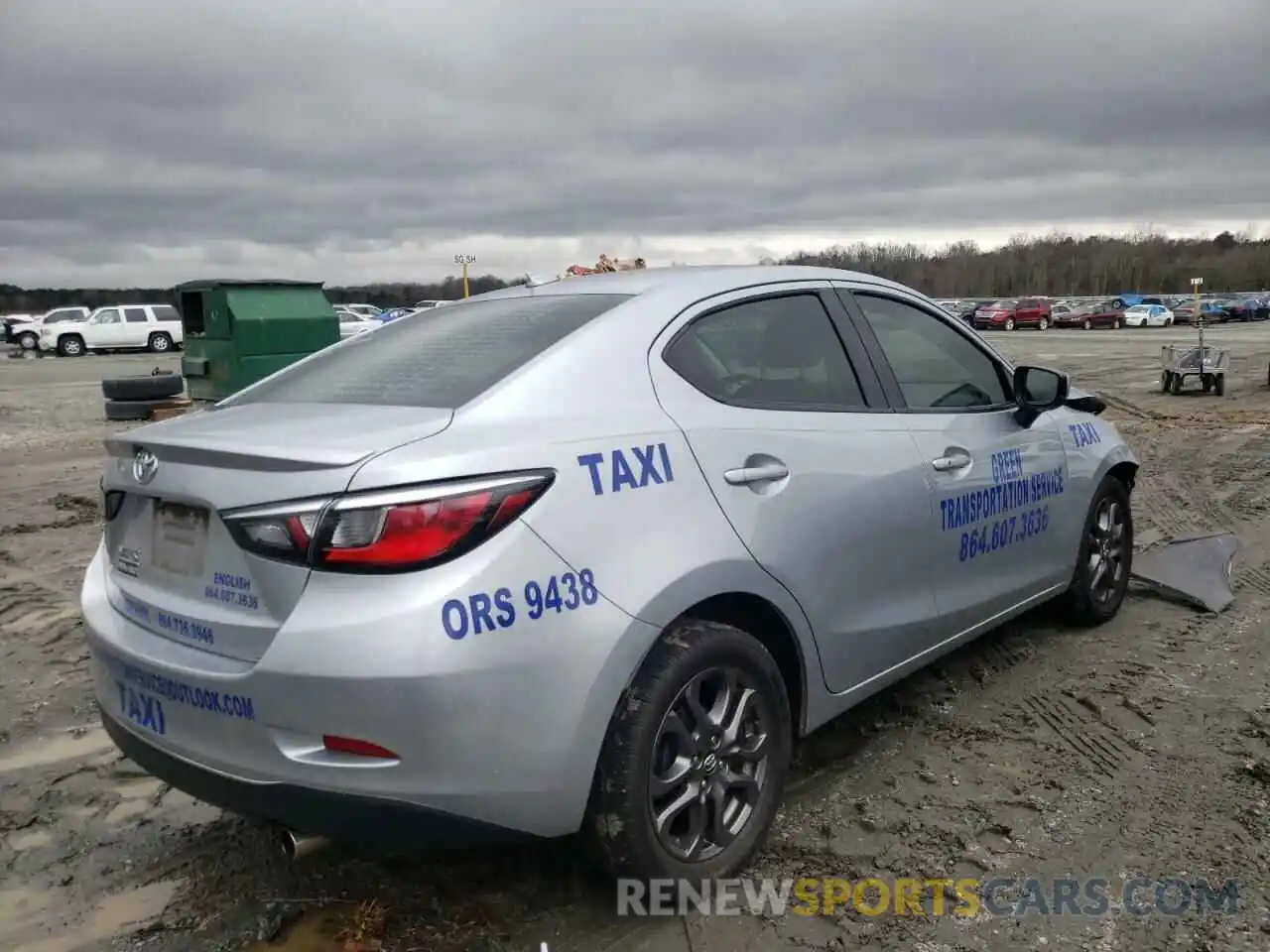 4 Photograph of a damaged car 3MYDLBYV4KY501410 TOYOTA YARIS 2019