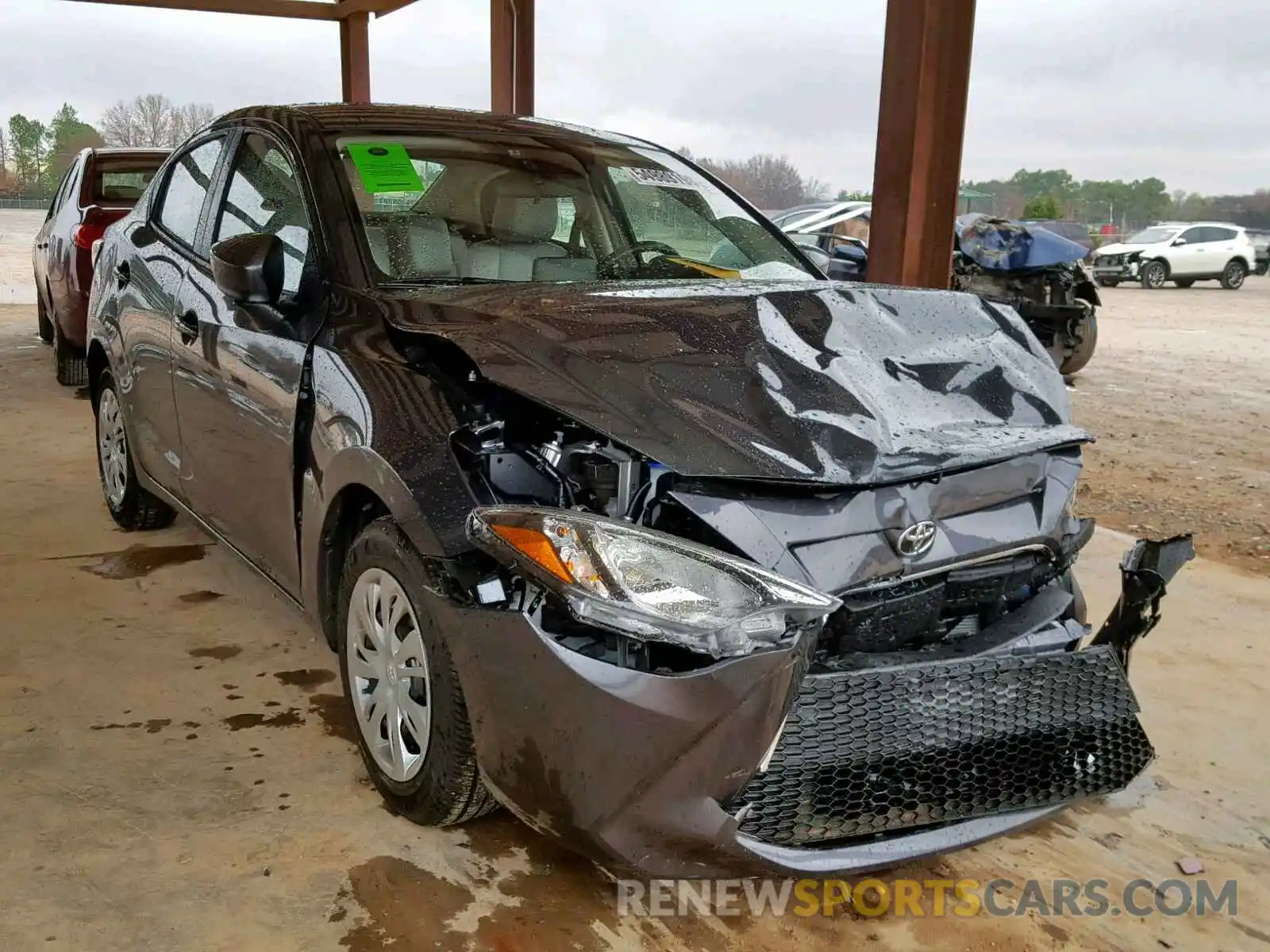 1 Photograph of a damaged car 3MYDLBYV4KY501469 TOYOTA YARIS 2019