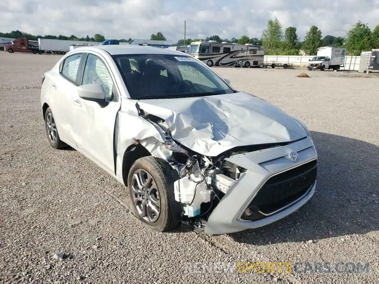 1 Photograph of a damaged car 3MYDLBYV4KY502962 TOYOTA YARIS 2019