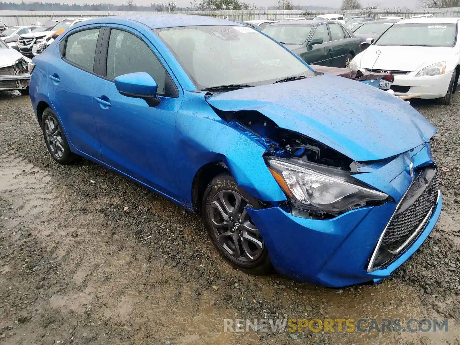 1 Photograph of a damaged car 3MYDLBYV4KY503318 TOYOTA YARIS 2019