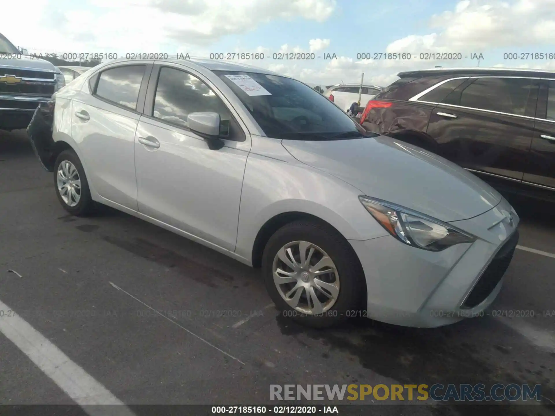 1 Photograph of a damaged car 3MYDLBYV4KY504016 TOYOTA YARIS 2019