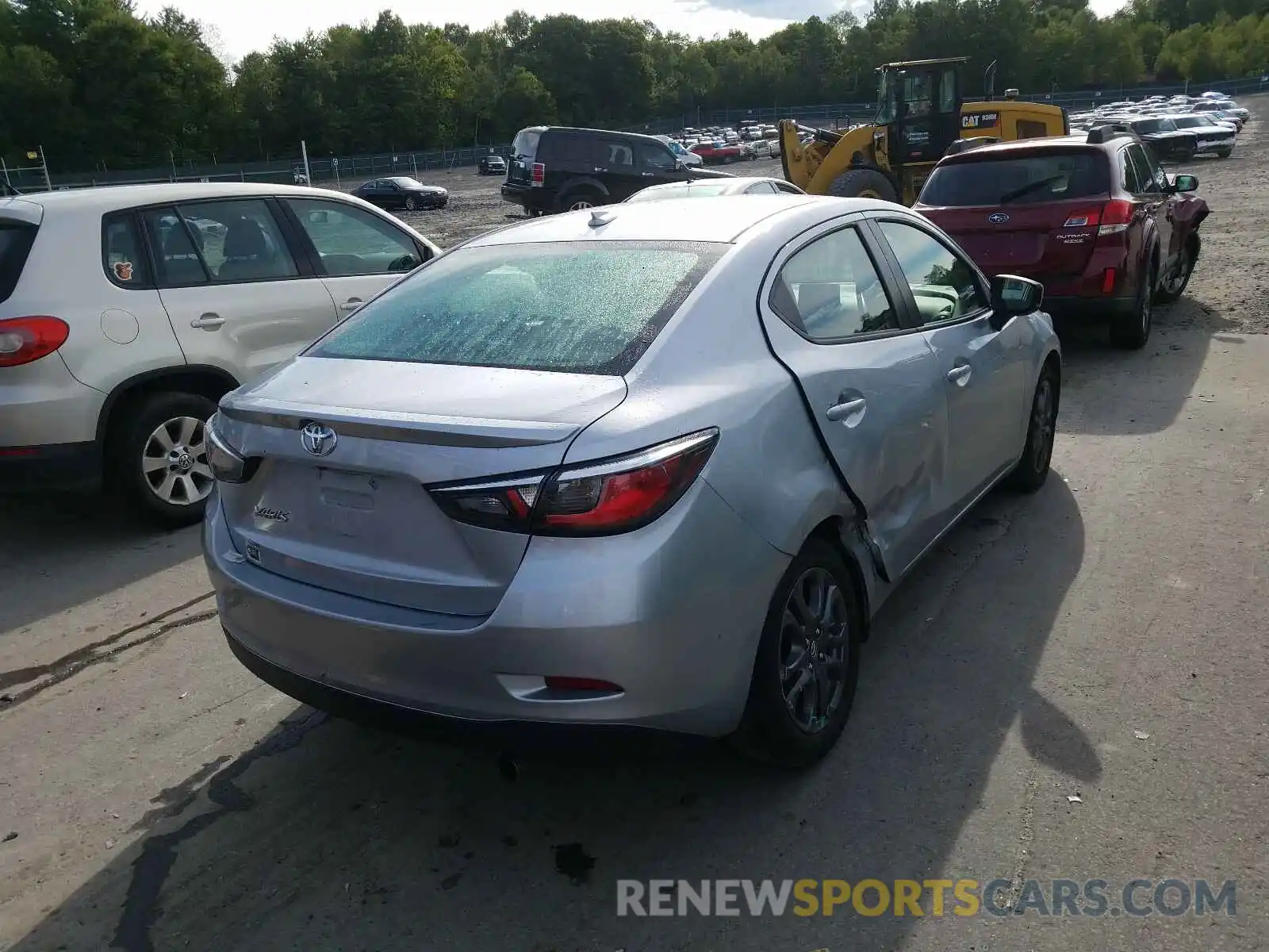 4 Photograph of a damaged car 3MYDLBYV4KY504209 TOYOTA YARIS 2019