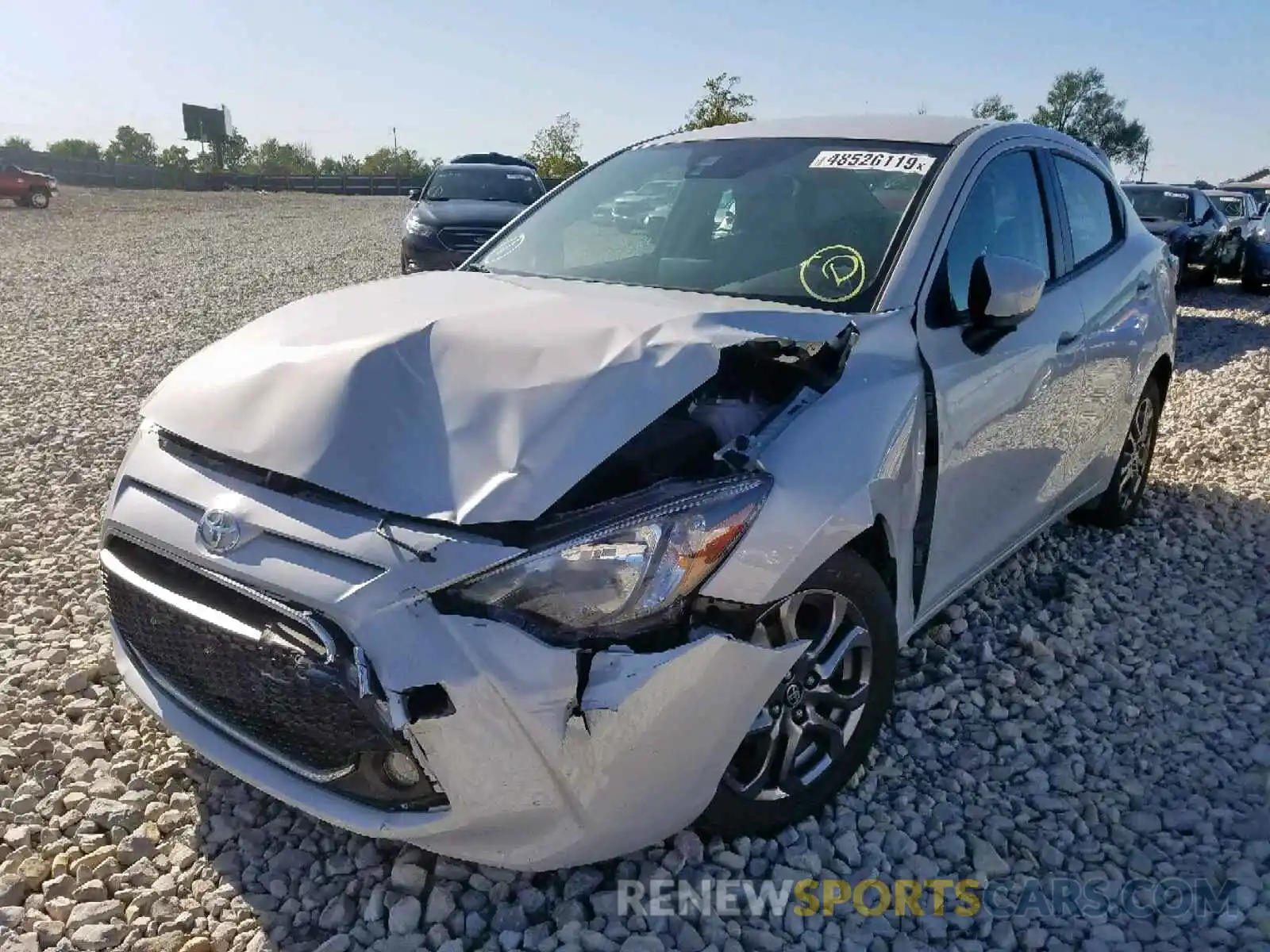 2 Photograph of a damaged car 3MYDLBYV4KY504226 TOYOTA YARIS 2019