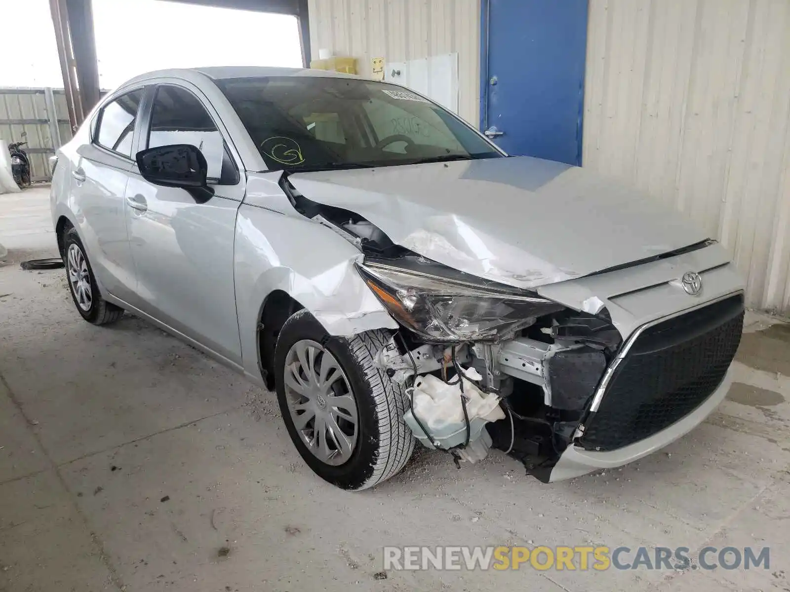 1 Photograph of a damaged car 3MYDLBYV4KY504596 TOYOTA YARIS 2019