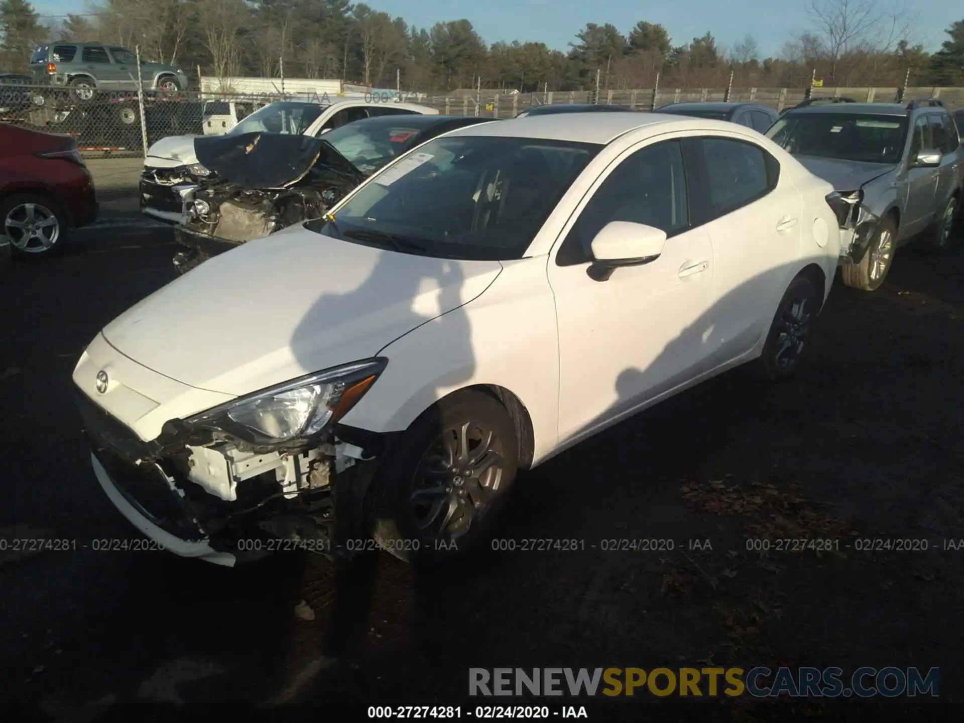 2 Photograph of a damaged car 3MYDLBYV4KY505506 TOYOTA YARIS 2019