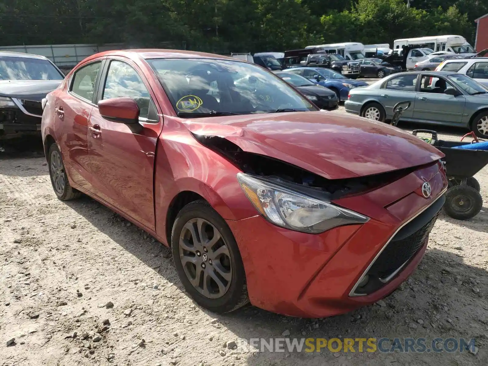 1 Photograph of a damaged car 3MYDLBYV4KY506090 TOYOTA YARIS 2019