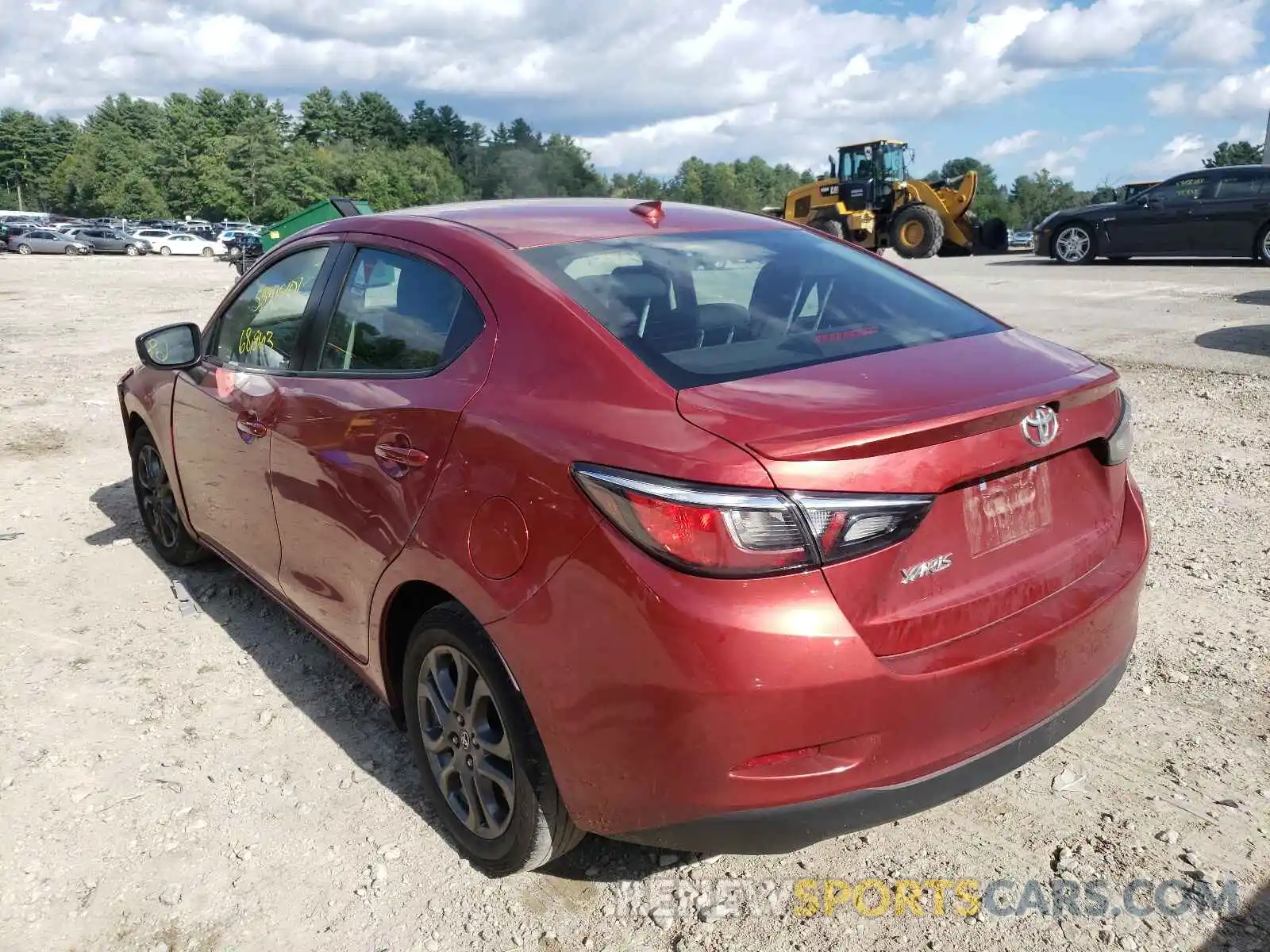 3 Photograph of a damaged car 3MYDLBYV4KY506090 TOYOTA YARIS 2019