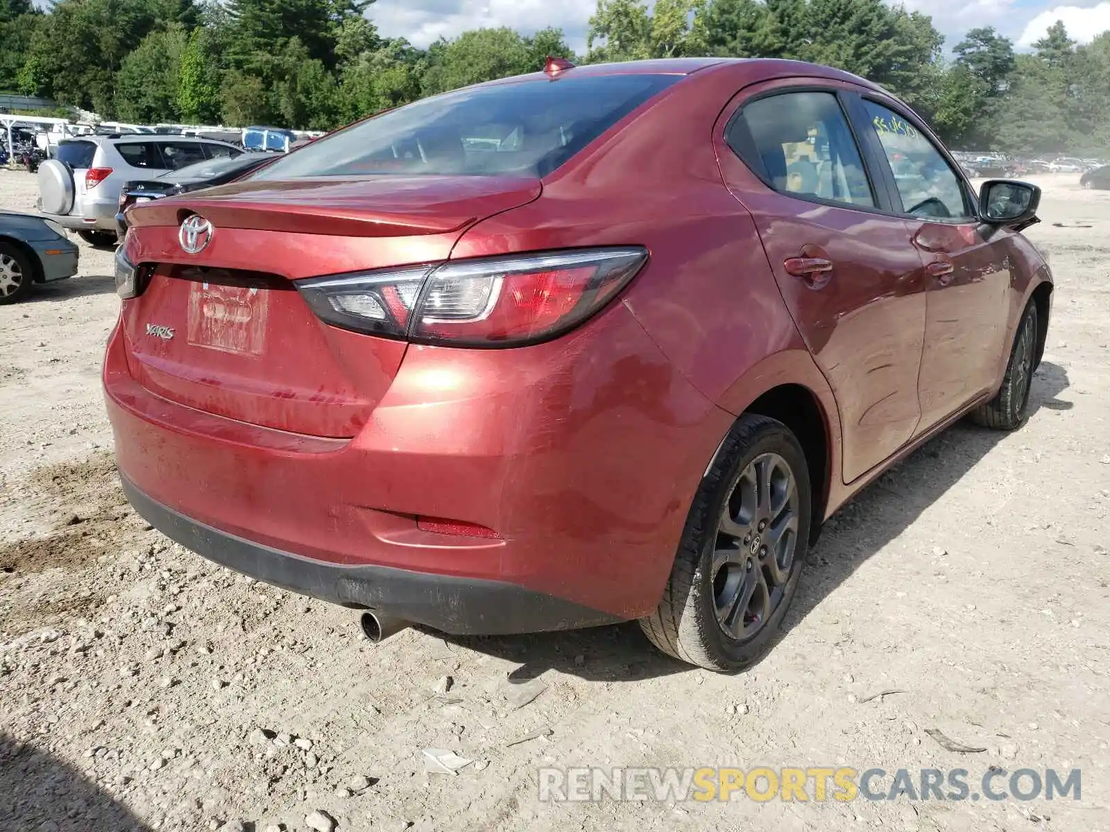 4 Photograph of a damaged car 3MYDLBYV4KY506090 TOYOTA YARIS 2019