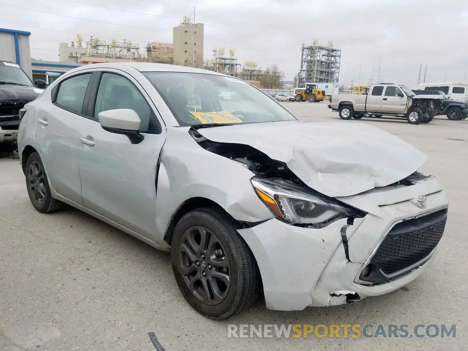 1 Photograph of a damaged car 3MYDLBYV4KY506915 TOYOTA YARIS 2019