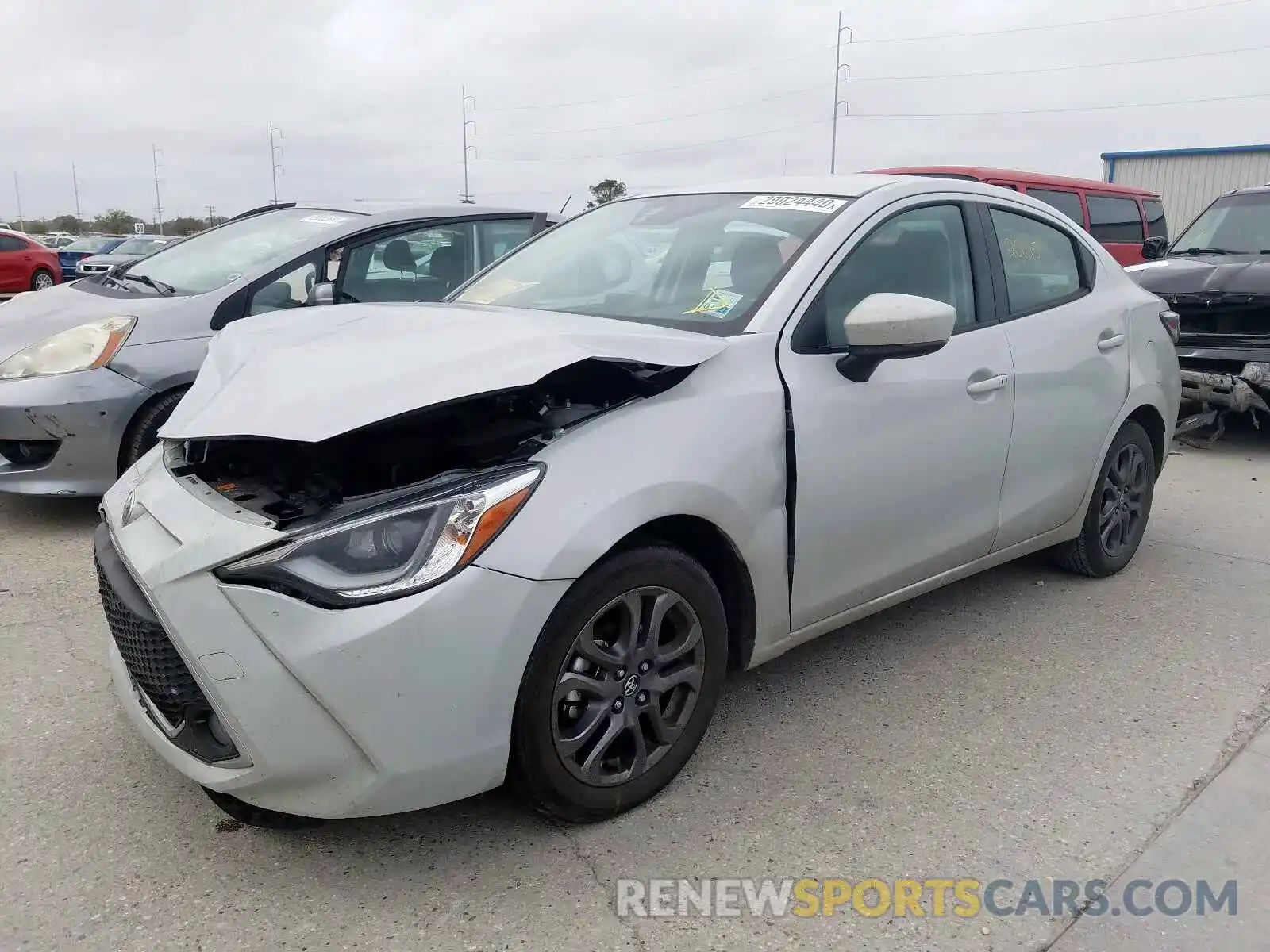 2 Photograph of a damaged car 3MYDLBYV4KY506915 TOYOTA YARIS 2019