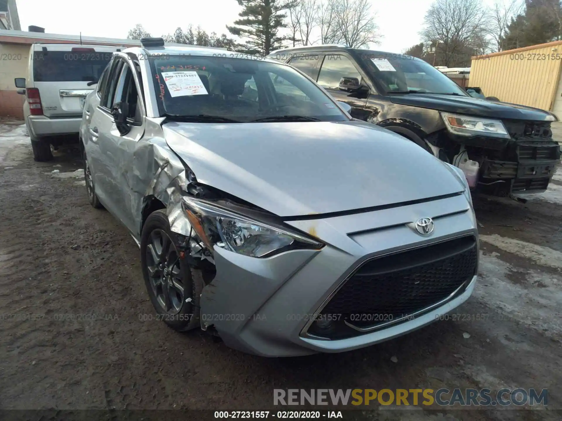 1 Photograph of a damaged car 3MYDLBYV4KY507174 TOYOTA YARIS 2019