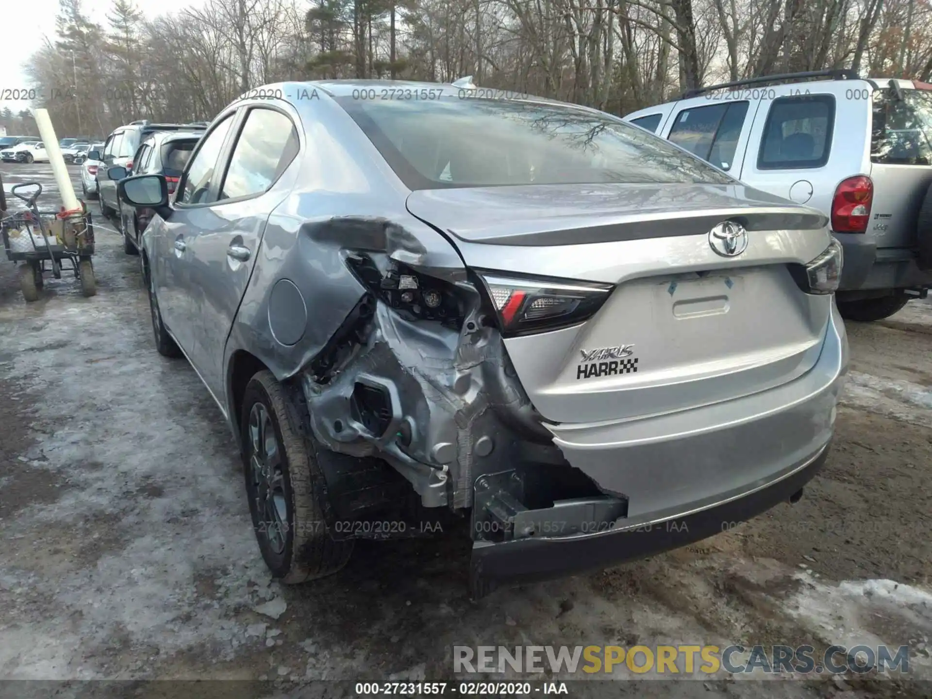 3 Photograph of a damaged car 3MYDLBYV4KY507174 TOYOTA YARIS 2019