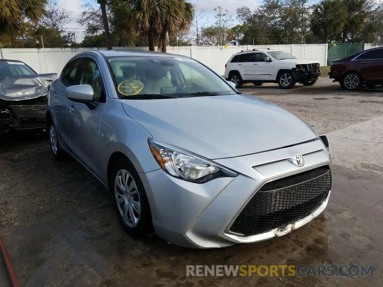 1 Photograph of a damaged car 3MYDLBYV4KY507790 TOYOTA YARIS 2019