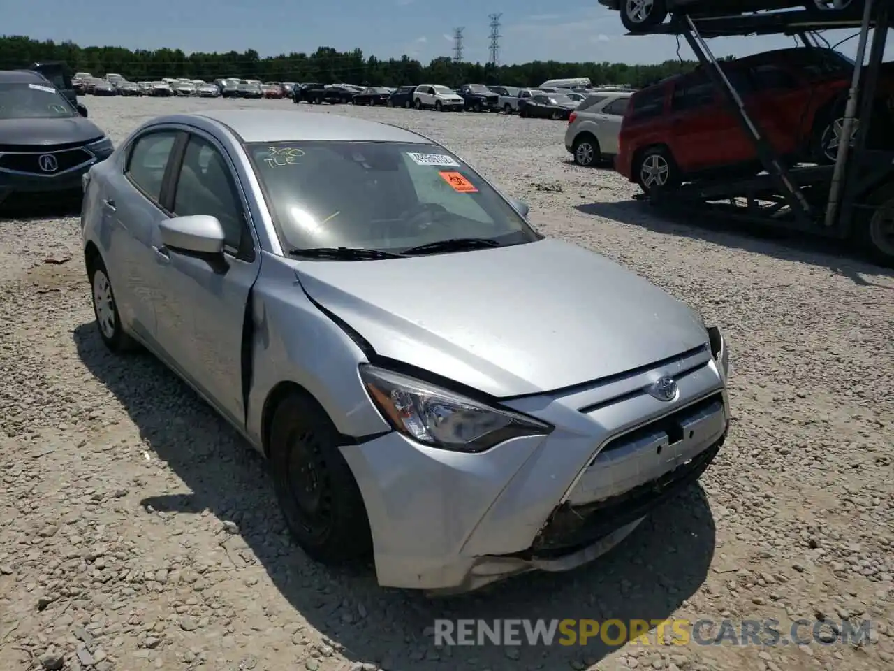 1 Photograph of a damaged car 3MYDLBYV4KY507918 TOYOTA YARIS 2019