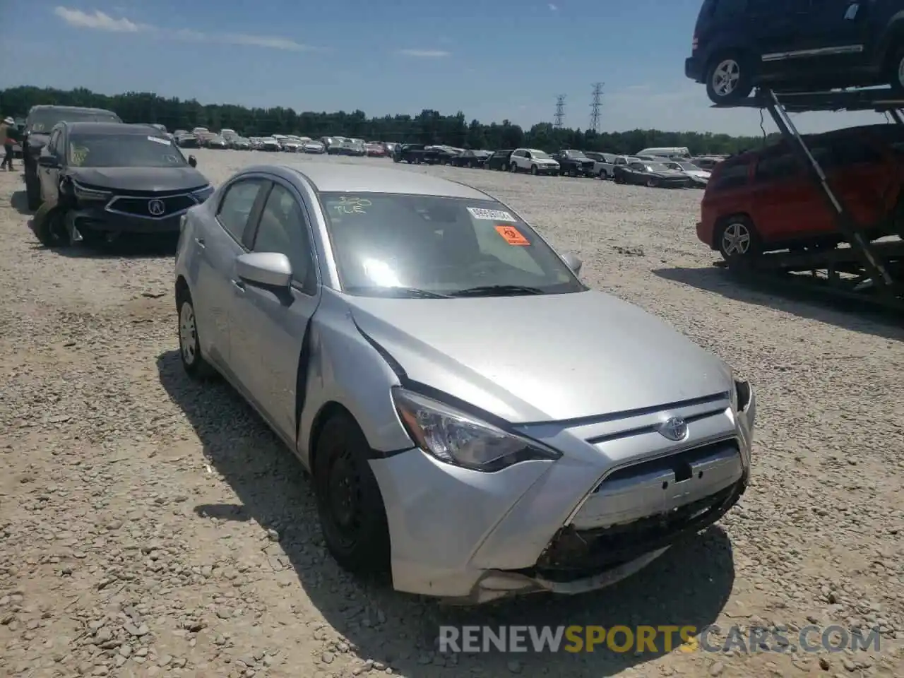 9 Photograph of a damaged car 3MYDLBYV4KY507918 TOYOTA YARIS 2019