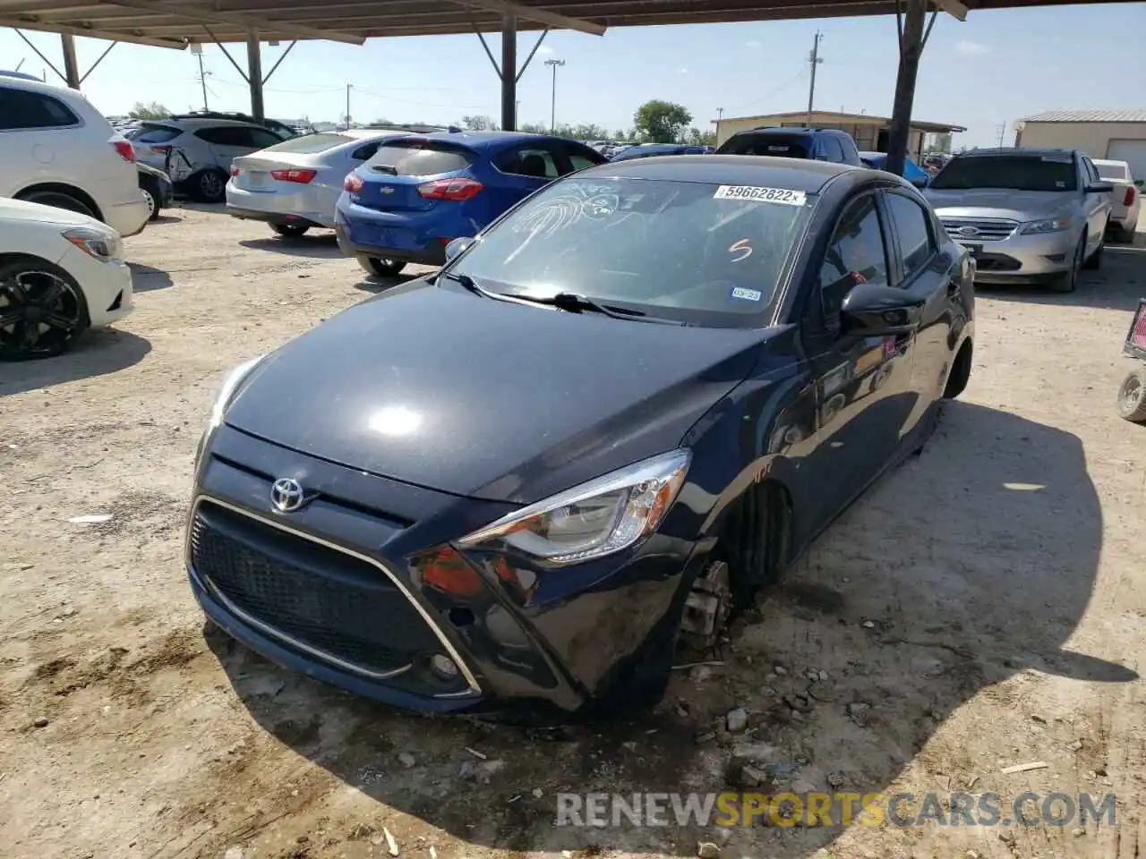 2 Photograph of a damaged car 3MYDLBYV4KY507935 TOYOTA YARIS 2019