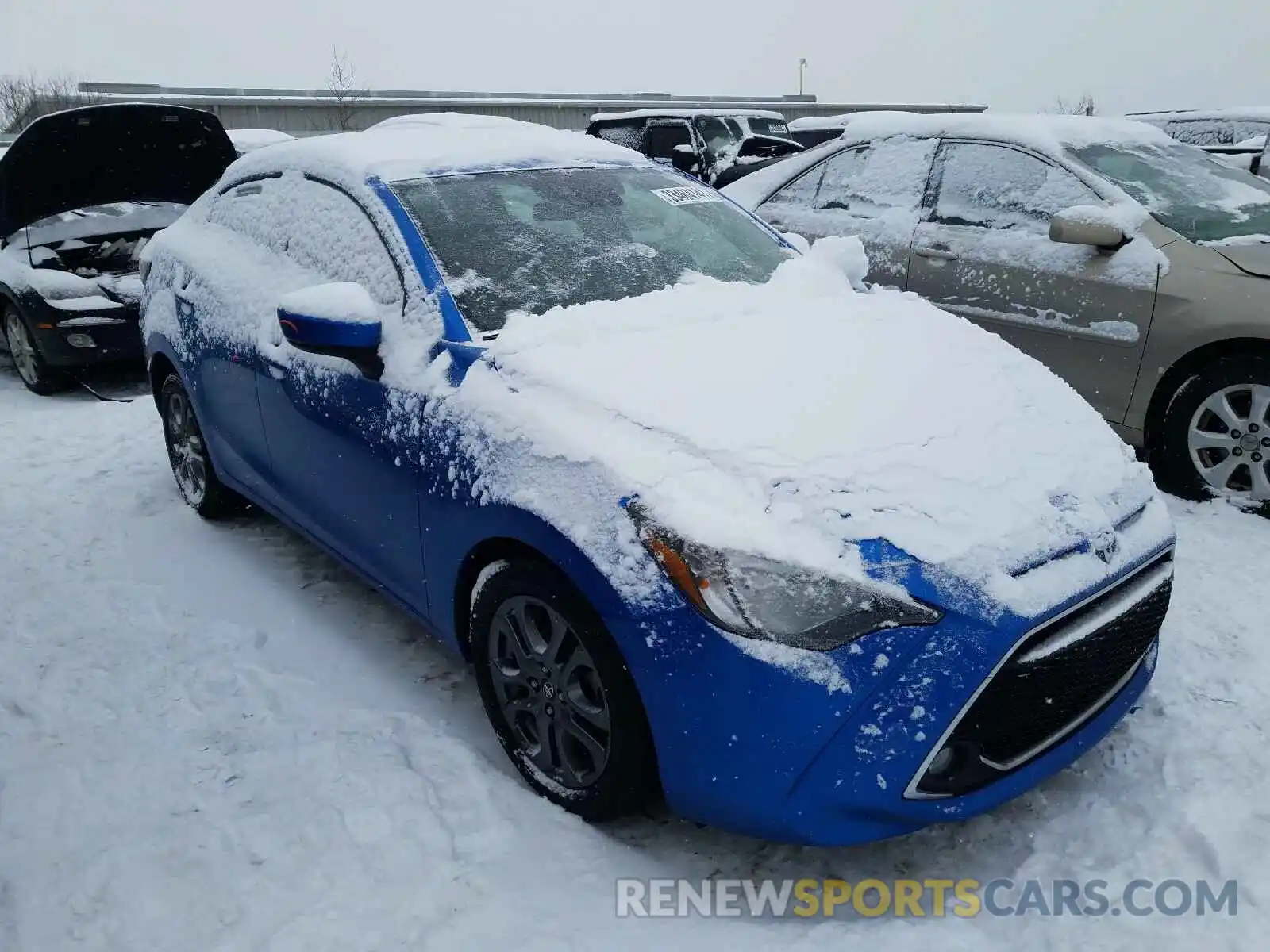 1 Photograph of a damaged car 3MYDLBYV4KY508289 TOYOTA YARIS 2019