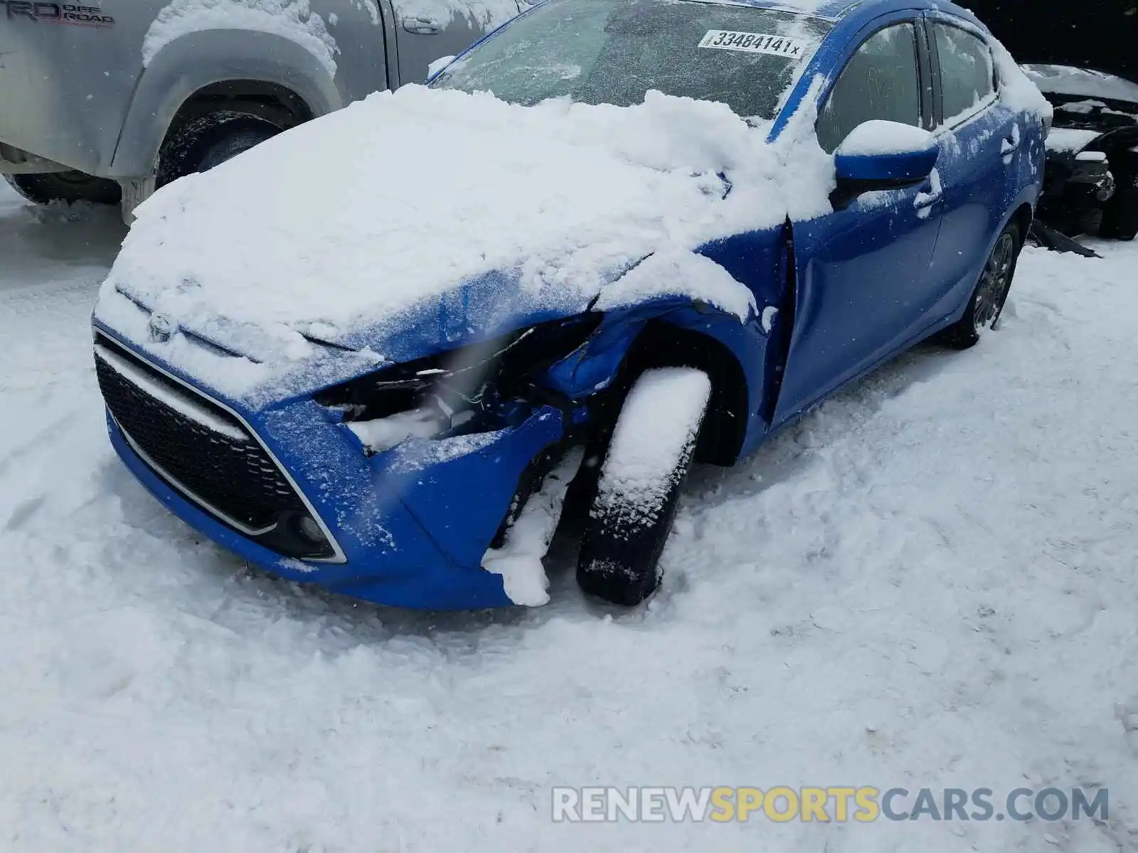 9 Photograph of a damaged car 3MYDLBYV4KY508289 TOYOTA YARIS 2019