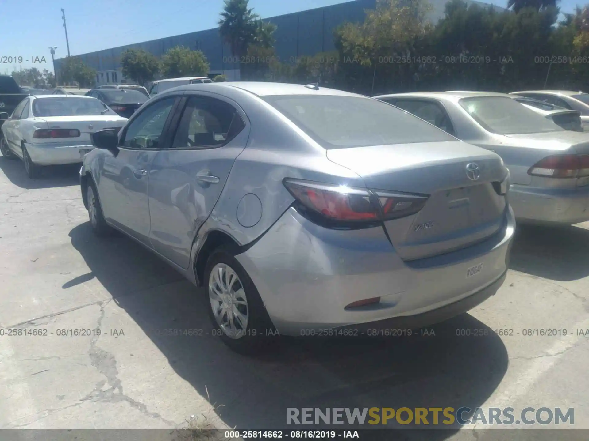 3 Photograph of a damaged car 3MYDLBYV4KY508387 TOYOTA YARIS 2019