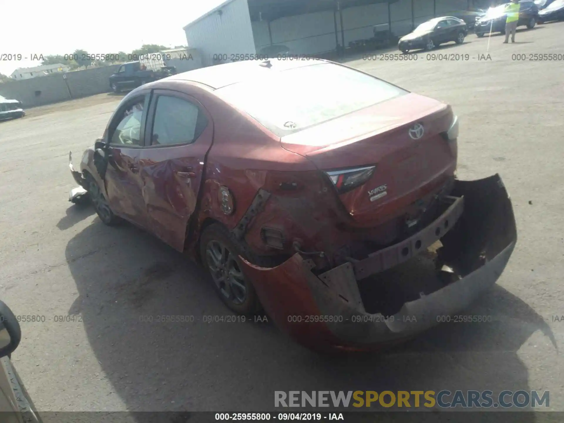 3 Photograph of a damaged car 3MYDLBYV4KY509118 TOYOTA YARIS 2019