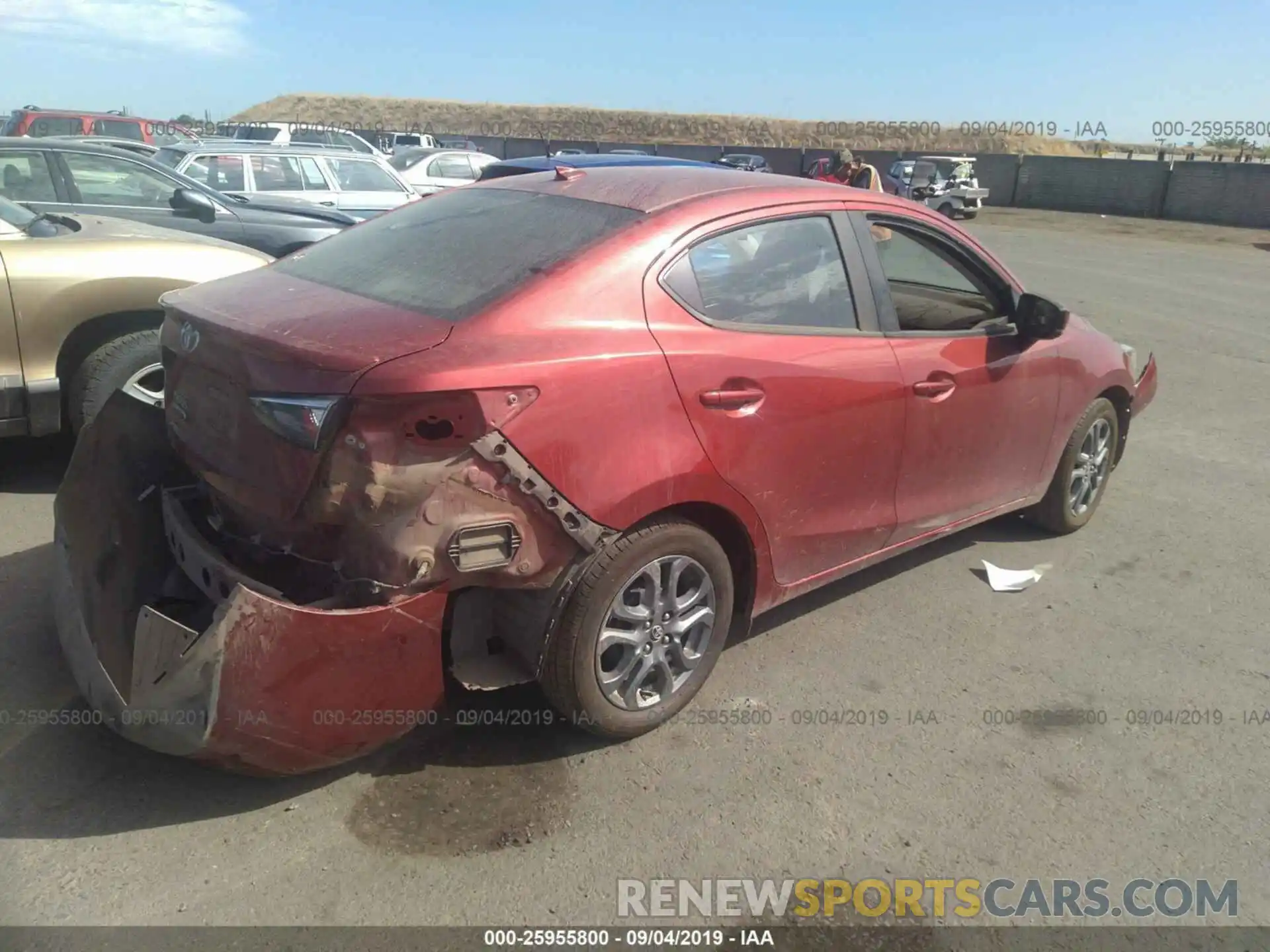 4 Photograph of a damaged car 3MYDLBYV4KY509118 TOYOTA YARIS 2019