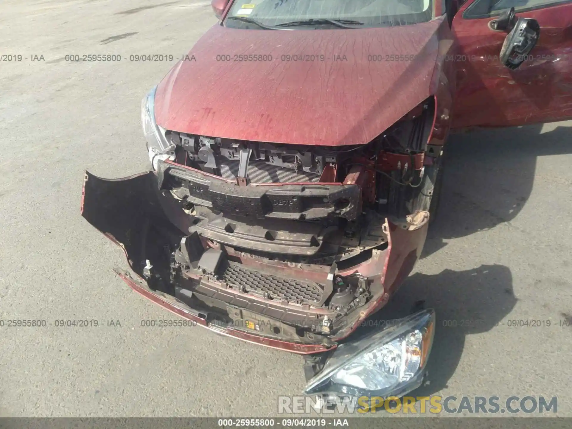 6 Photograph of a damaged car 3MYDLBYV4KY509118 TOYOTA YARIS 2019