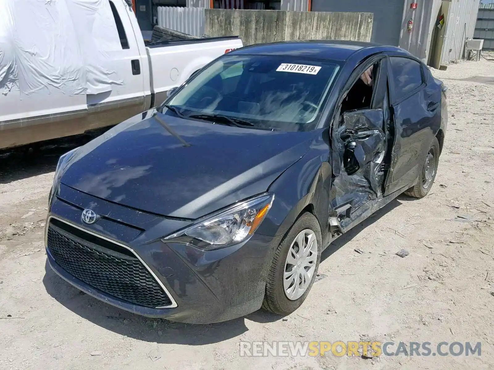 2 Photograph of a damaged car 3MYDLBYV4KY509183 TOYOTA YARIS 2019