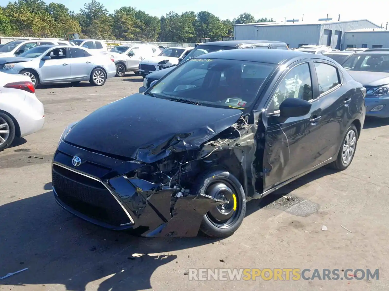 2 Photograph of a damaged car 3MYDLBYV4KY509314 TOYOTA YARIS 2019