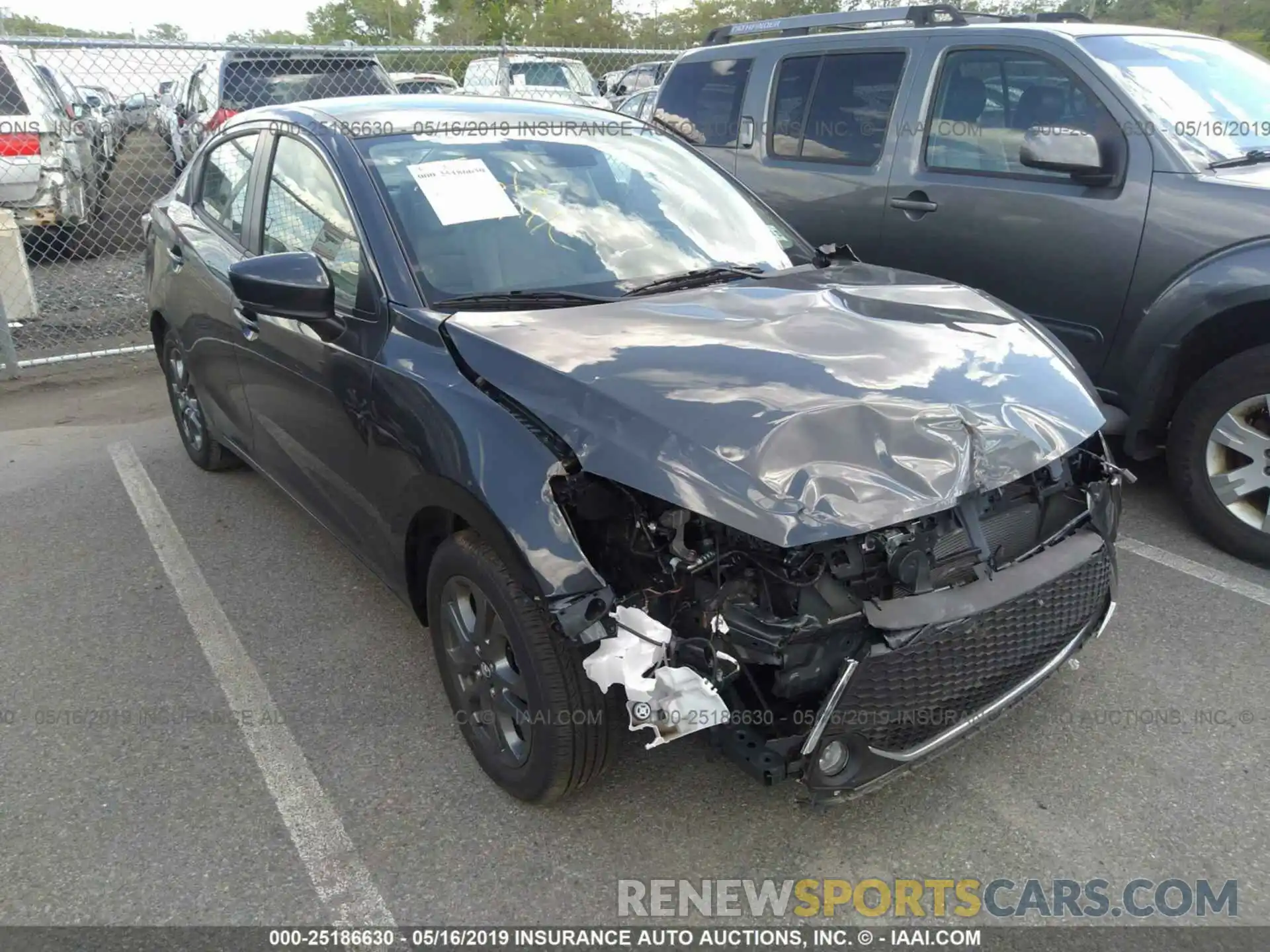 1 Photograph of a damaged car 3MYDLBYV4KY509880 TOYOTA YARIS 2019