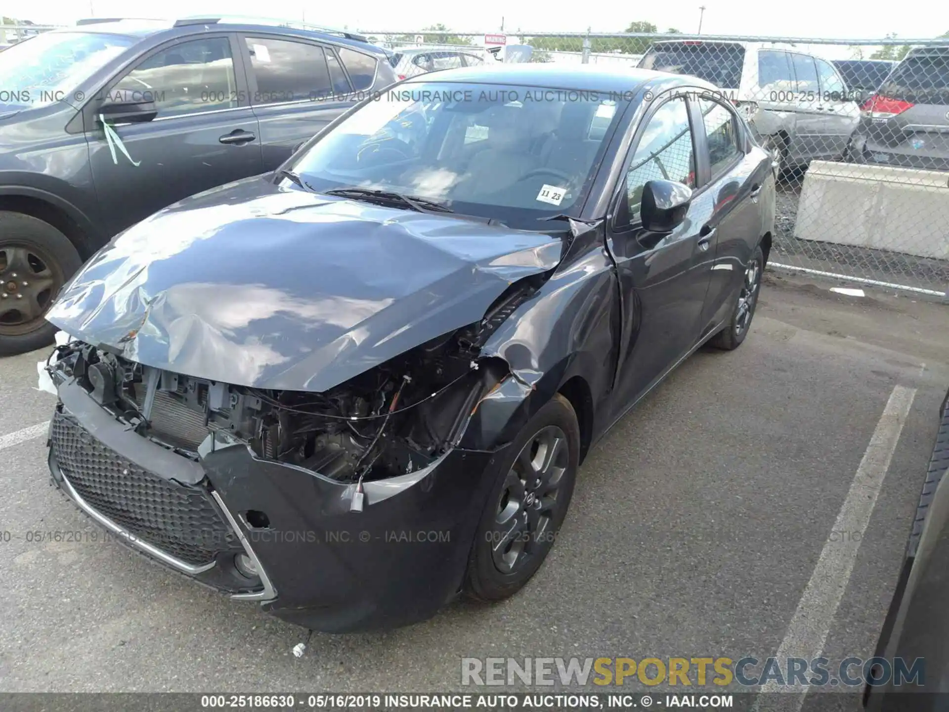 2 Photograph of a damaged car 3MYDLBYV4KY509880 TOYOTA YARIS 2019