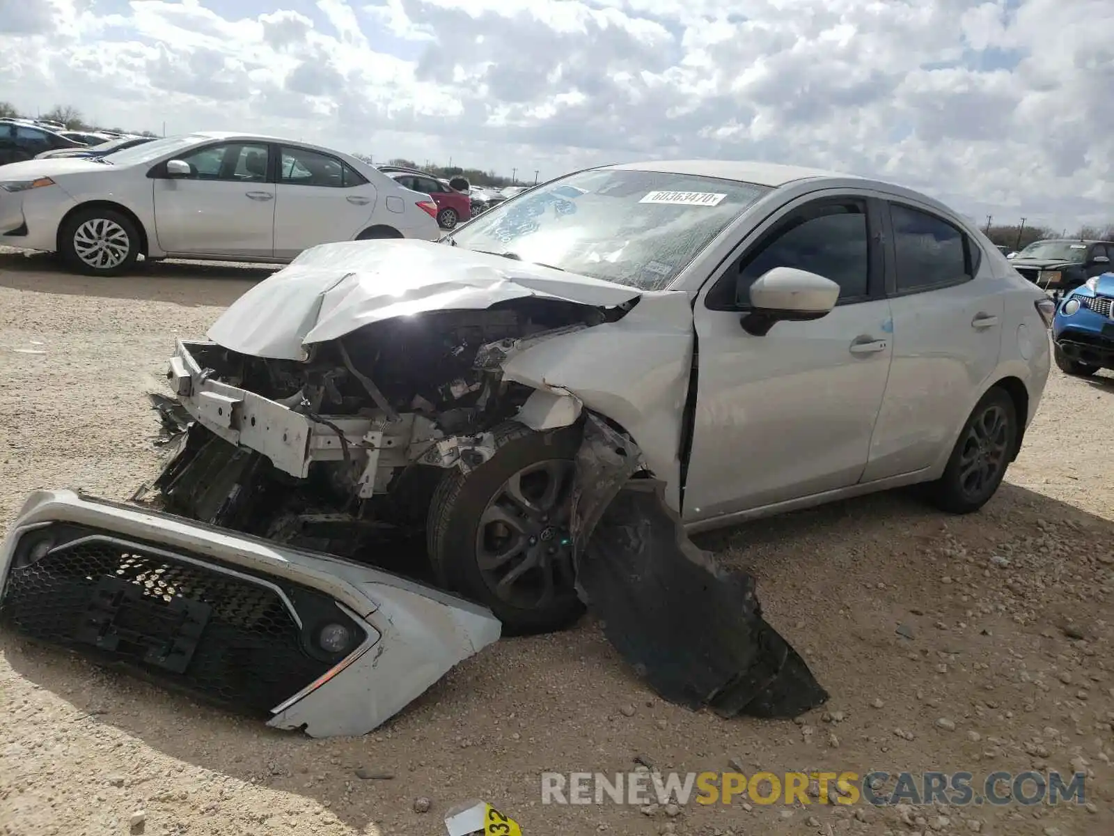 2 Photograph of a damaged car 3MYDLBYV4KY510446 TOYOTA YARIS 2019