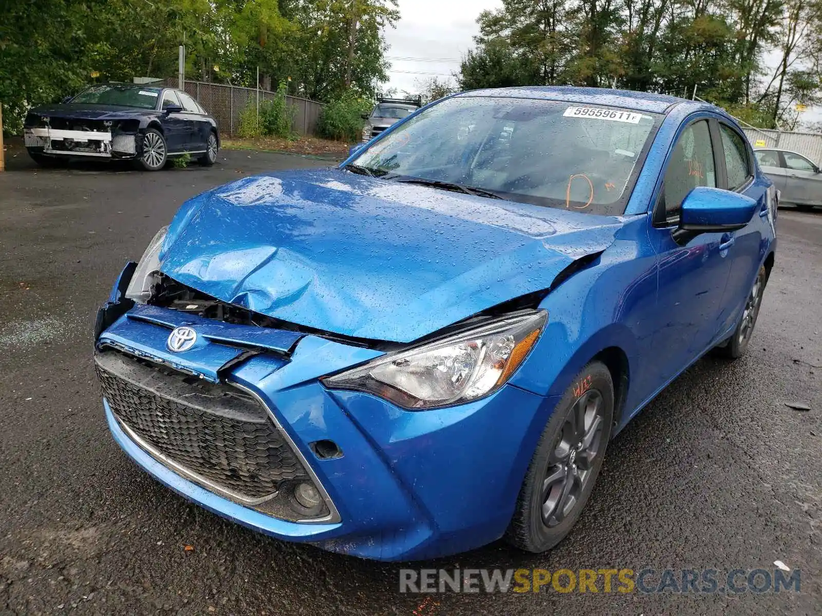 2 Photograph of a damaged car 3MYDLBYV4KY510530 TOYOTA YARIS 2019