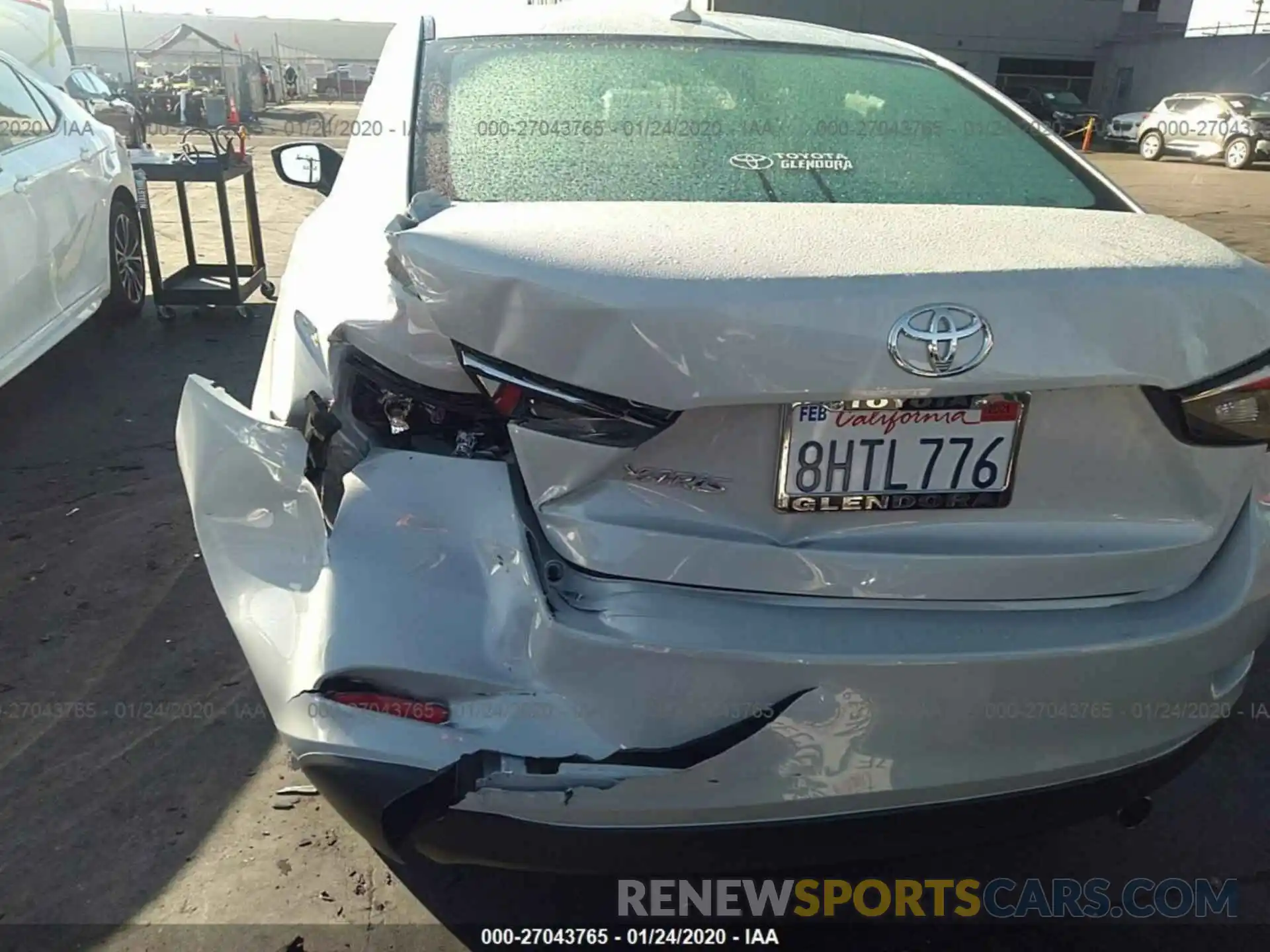 11 Photograph of a damaged car 3MYDLBYV4KY510740 TOYOTA YARIS 2019